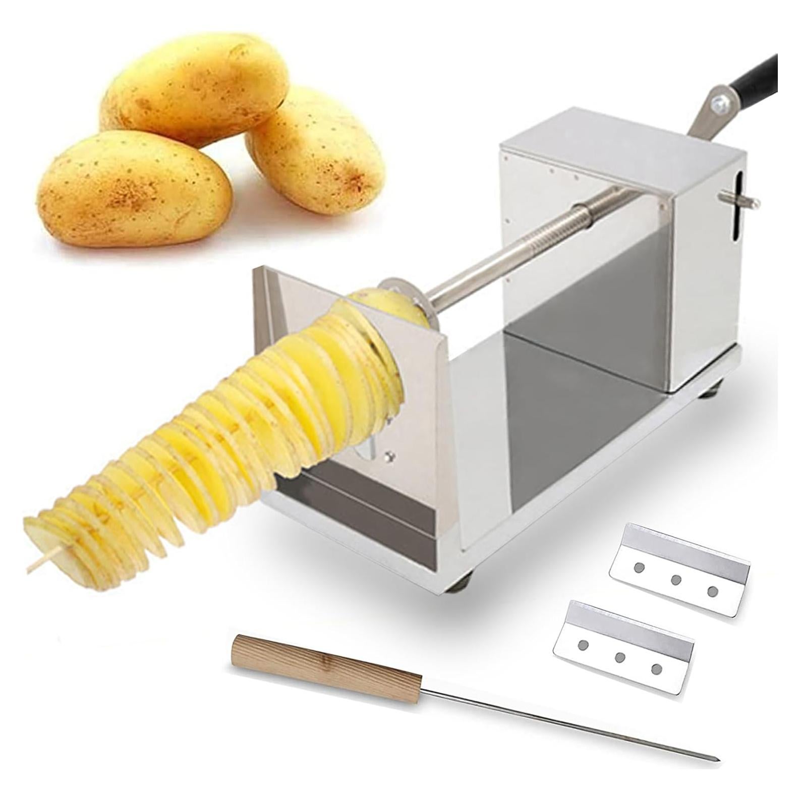 Cortador de Espiral de Papa AIDOIT Manual Acero Inoxidable