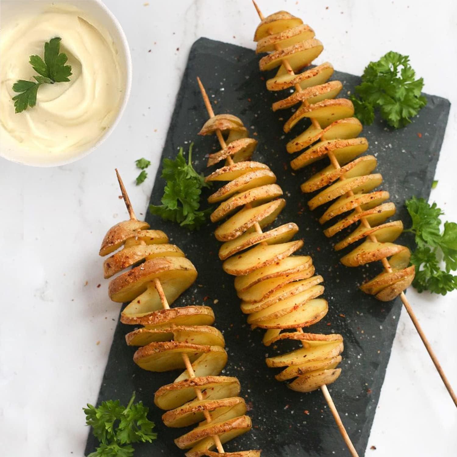 Cortador de Espiral de Papa AIDOIT Manual Acero Inoxidable