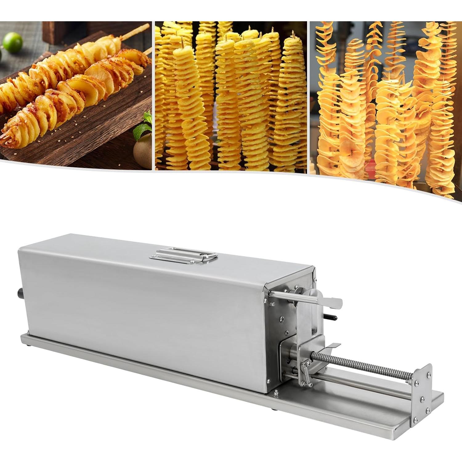 Cortadora de Papas Eléctrica SHONFYVS 80W 470rpm Acero Inoxidable