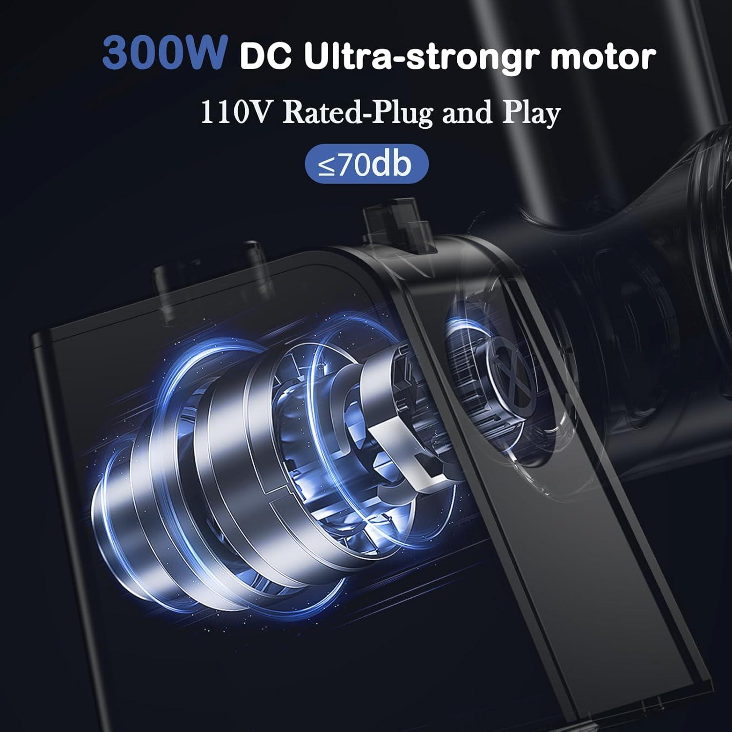 Rallador Eléctrico 5-en-1 VVAKAM 300W para Queso y Verduras