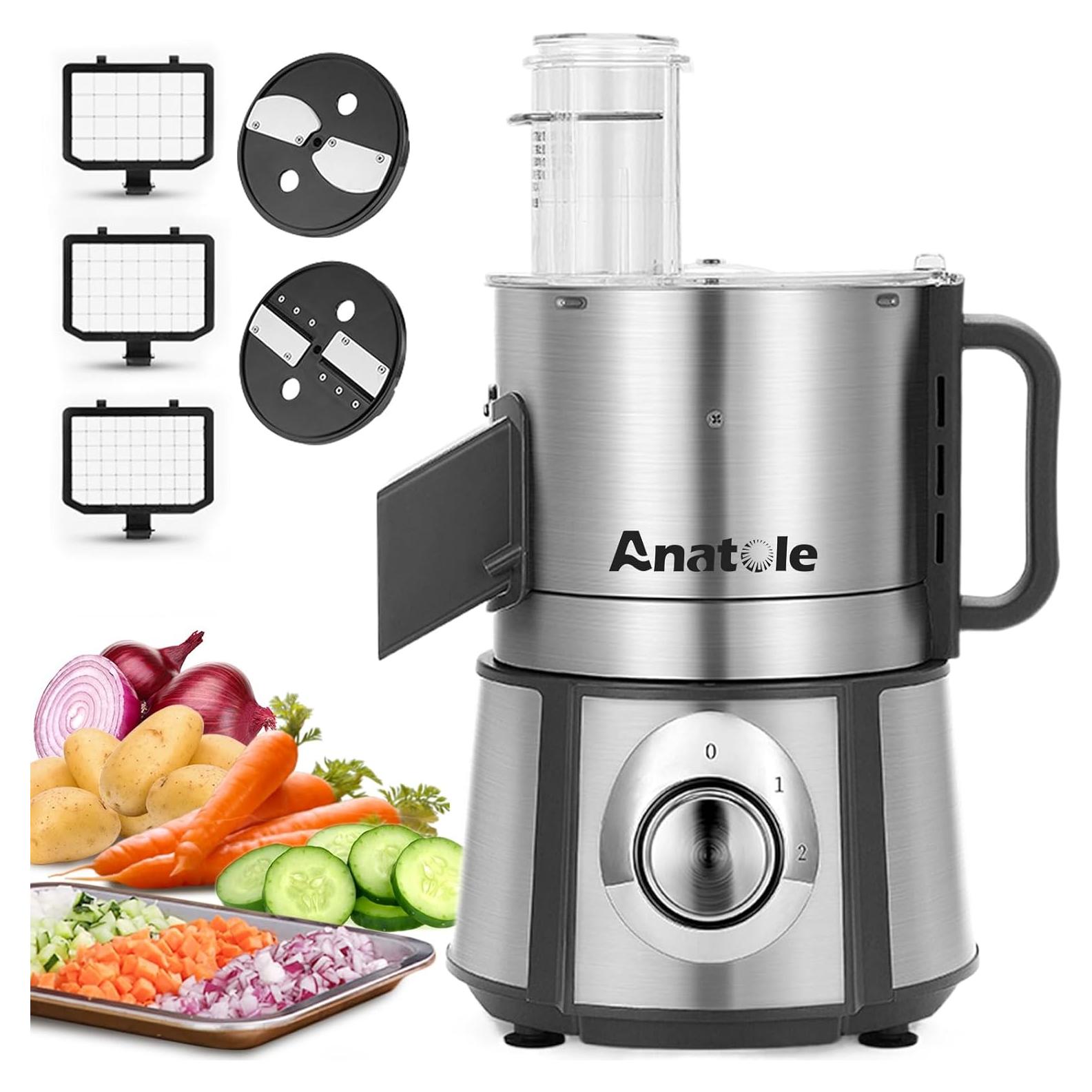 Cortador de Verduras Eléctrico Anatole VD-3 5 en 1 300W 16 Tazas