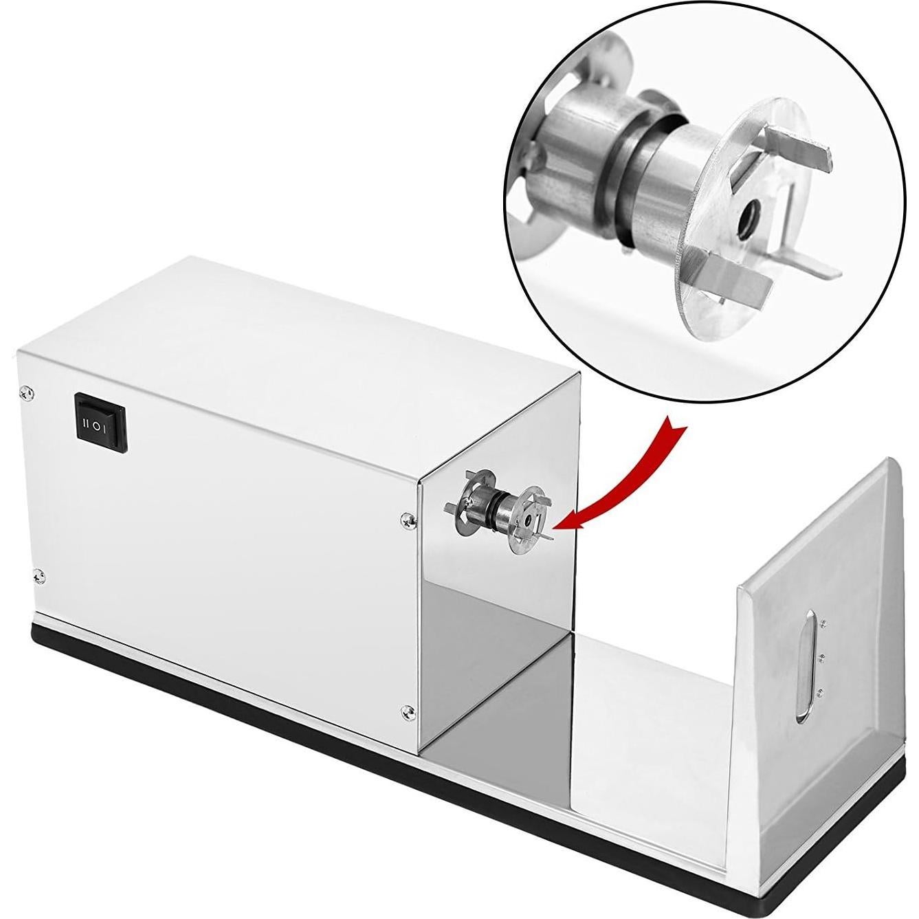 Cortadora de Papas Eléctrica BNDHKR en Espiral 10W Acero Inoxidable