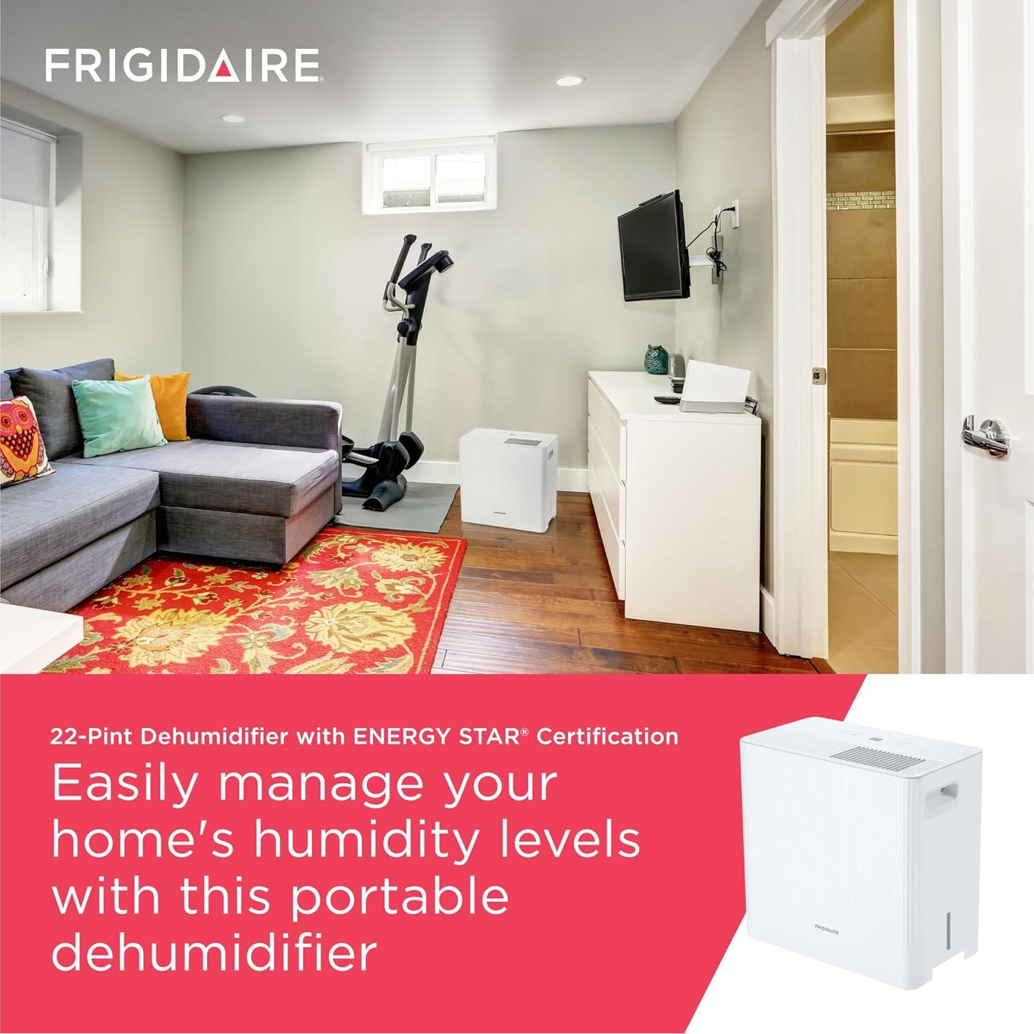 Deshumidificador Frigidaire FHDD2233W1 22 Pintas Blanco Energy Star