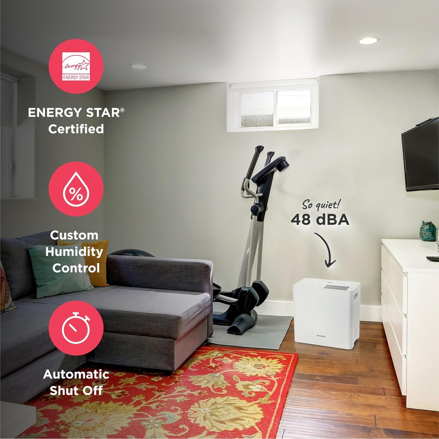 Deshumidificador Frigidaire FHDD2233W1 22 Pintas Blanco Energy Star