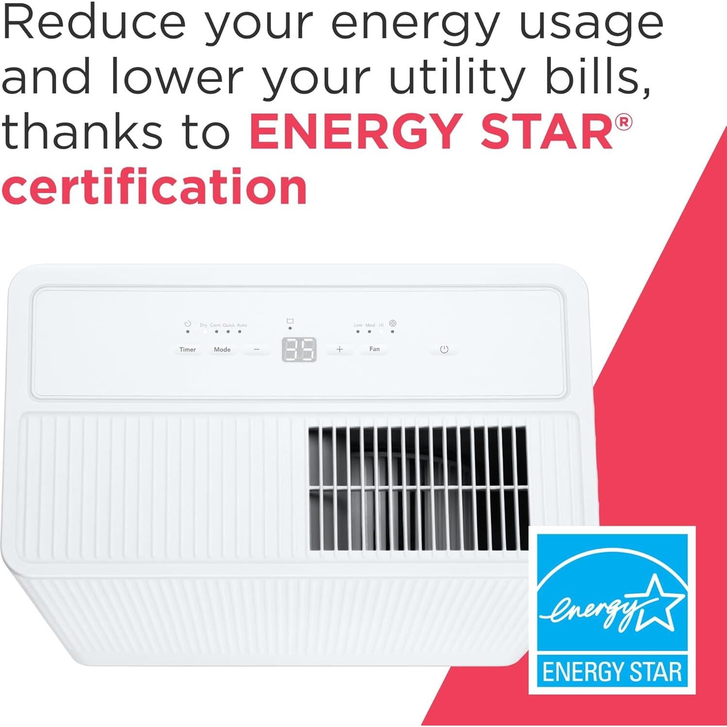 Deshumidificador Frigidaire FHDD2233W1 22 Pintas Blanco Energy Star