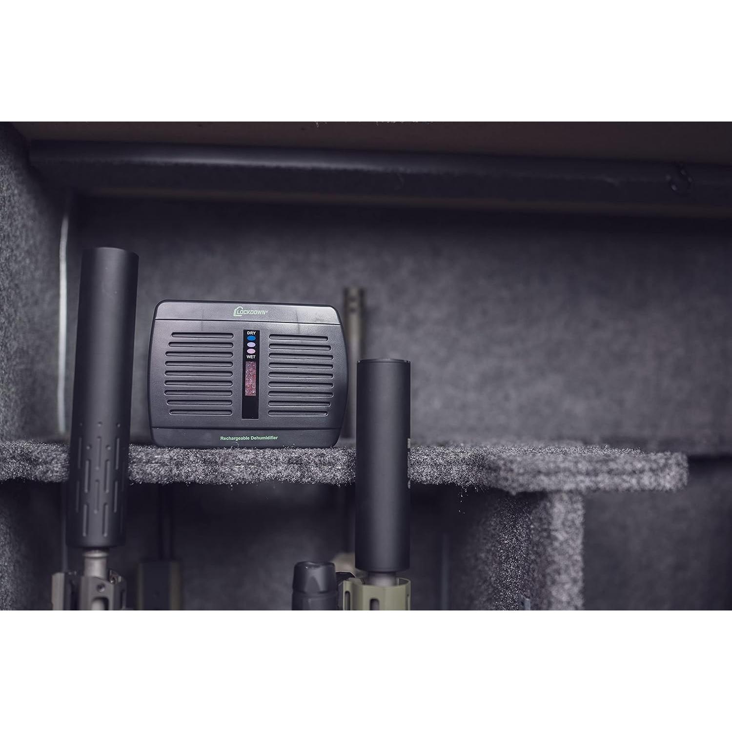 Deshumidificador Recargable Lockdown Compacto Inalámbrico 9.43 m³