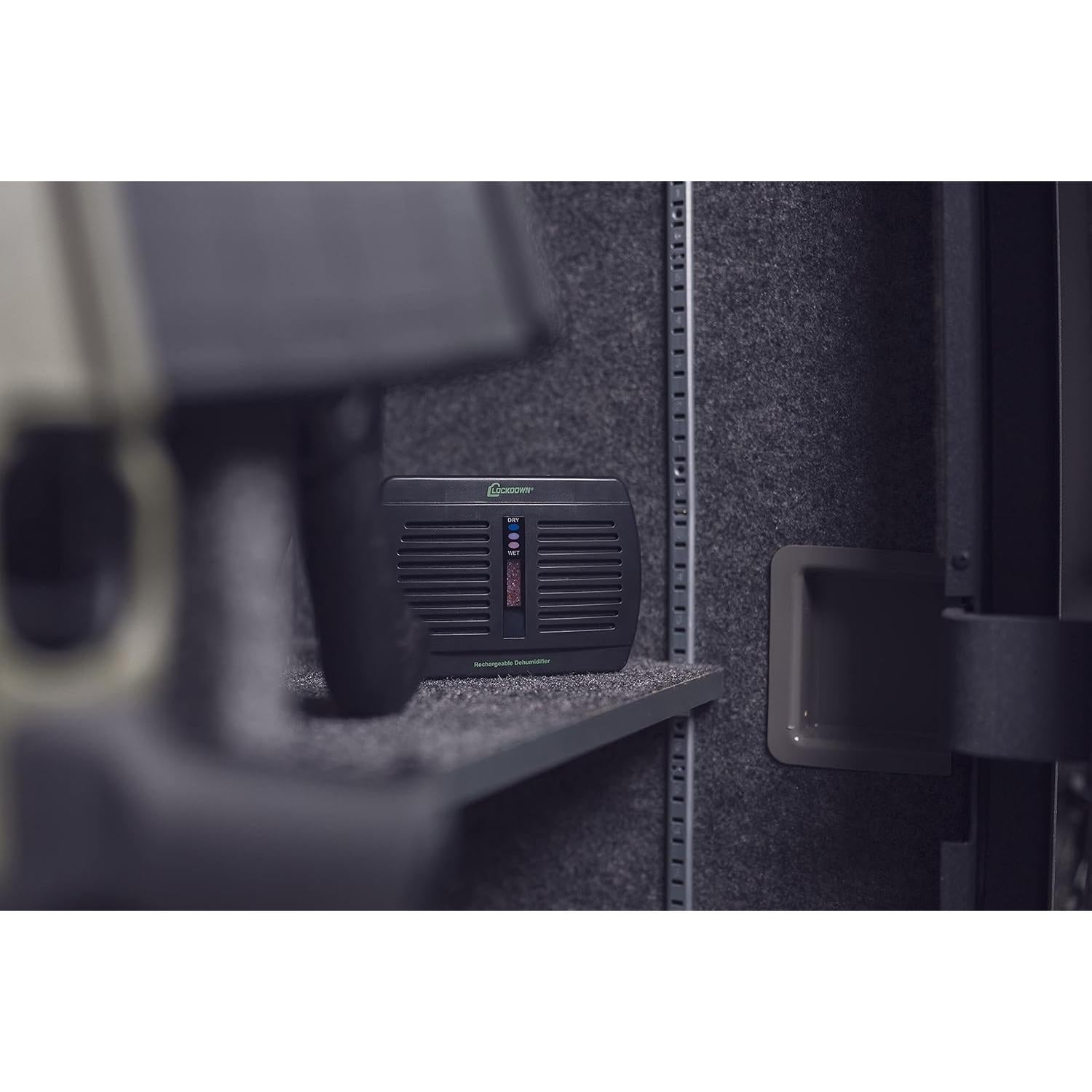 Deshumidificador Recargable Lockdown Compacto Inalámbrico 9.43 m³