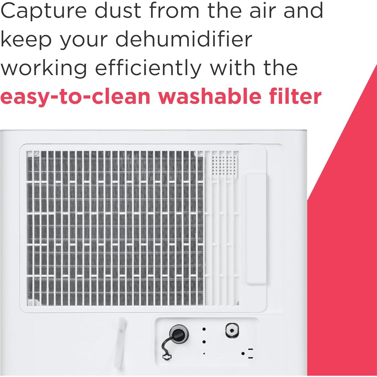 Deshumidificador Frigidaire 50 Pintas Wi-Fi Energy Star Blanco