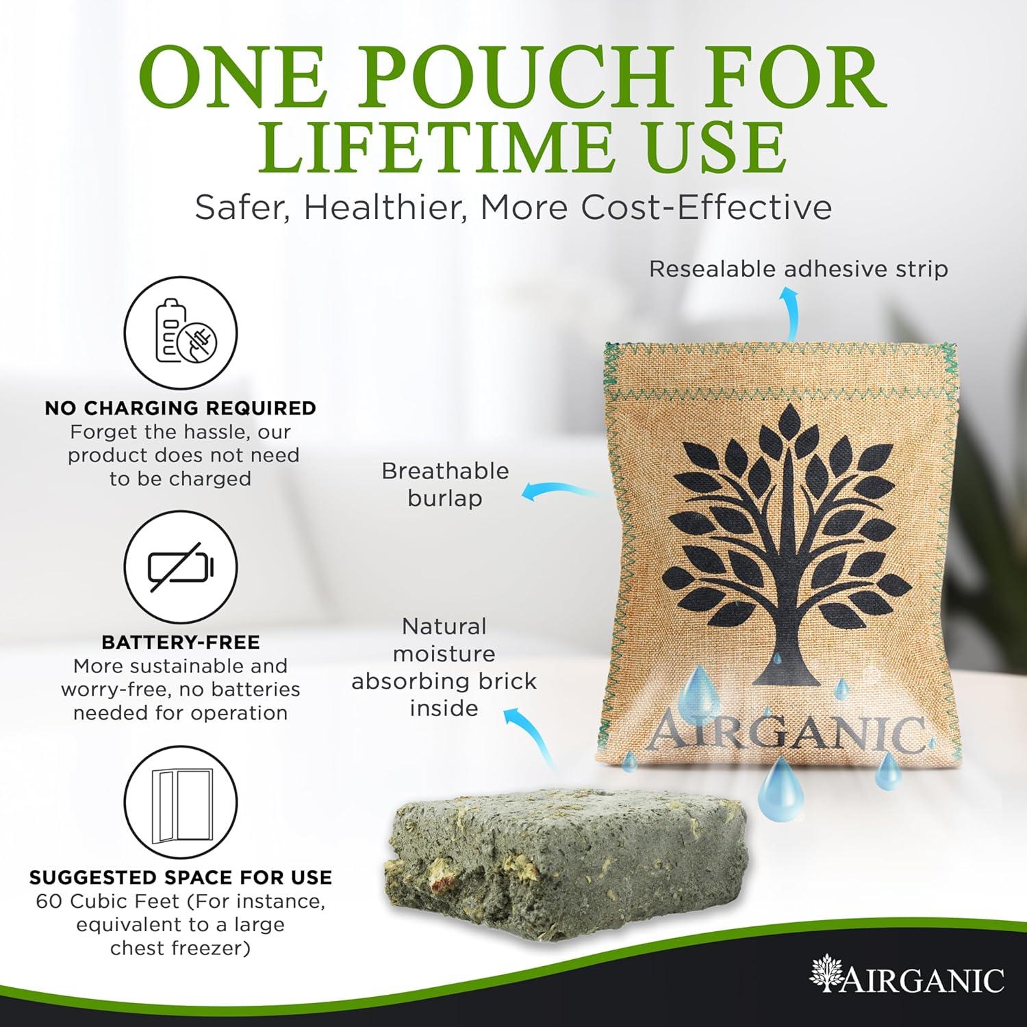 Deshumidificador Natural Airganic Mini 2 Piezas 0.26 kg