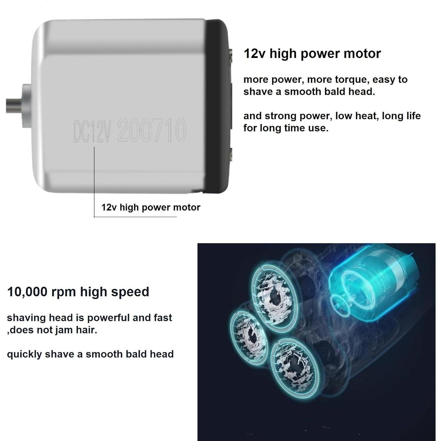 Afeitadora Eléctrica Profesional VSTSERIES VST-009 con Cable 3D