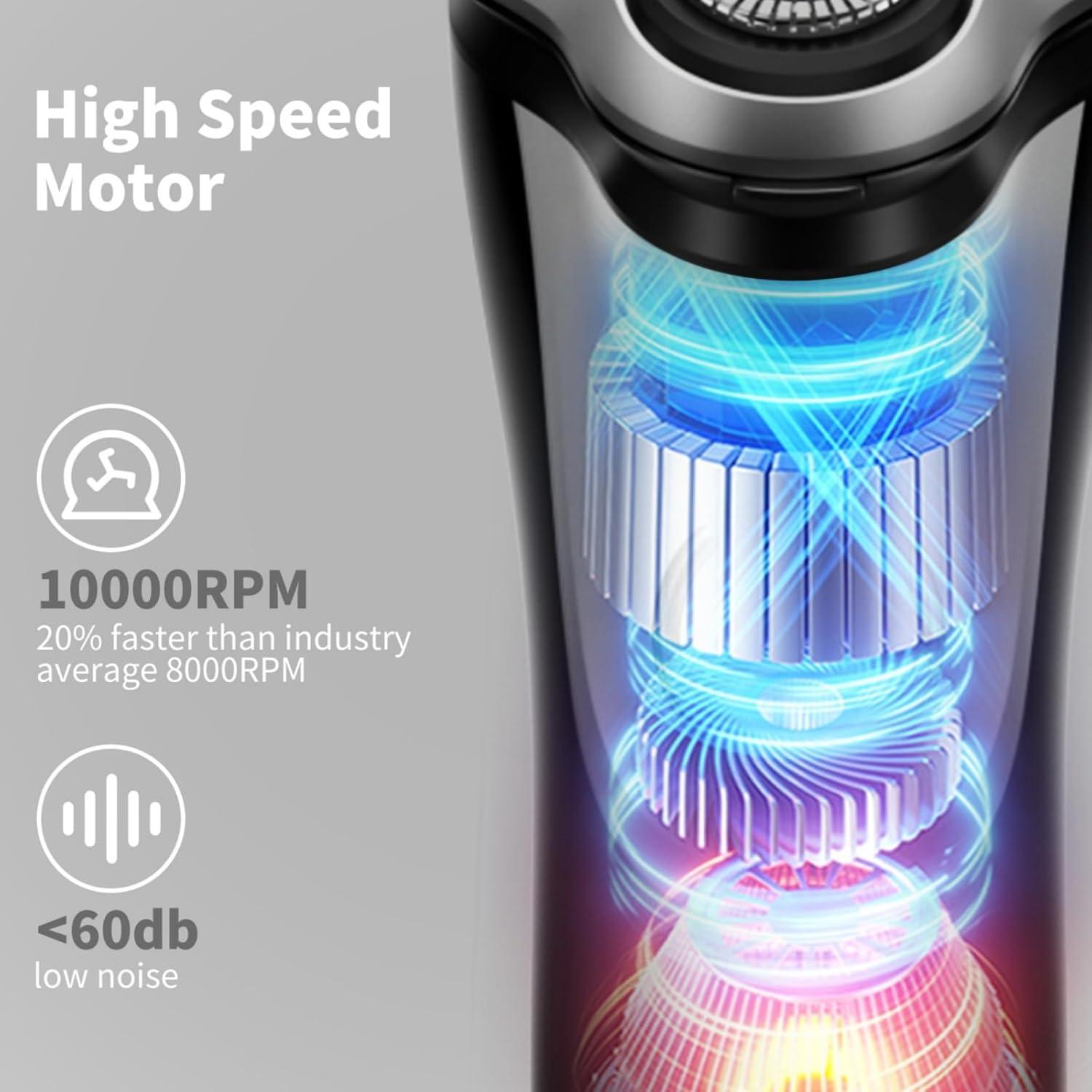 Afeitadora eléctrica SIDHGN RS-382 a prueba de agua IPX7