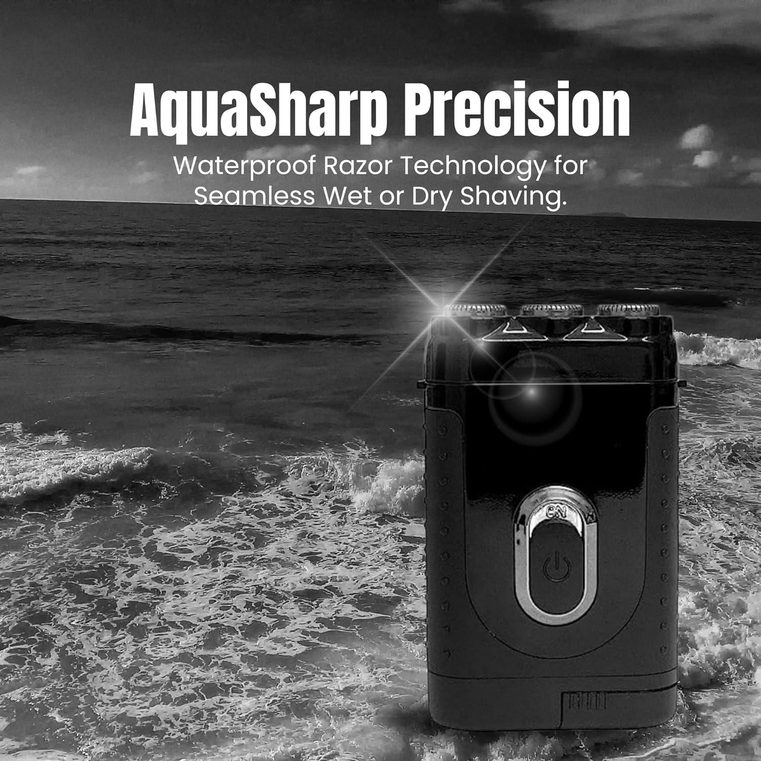 Afeitadora Eléctrica TacShaver 3D Impermeable para Hombres