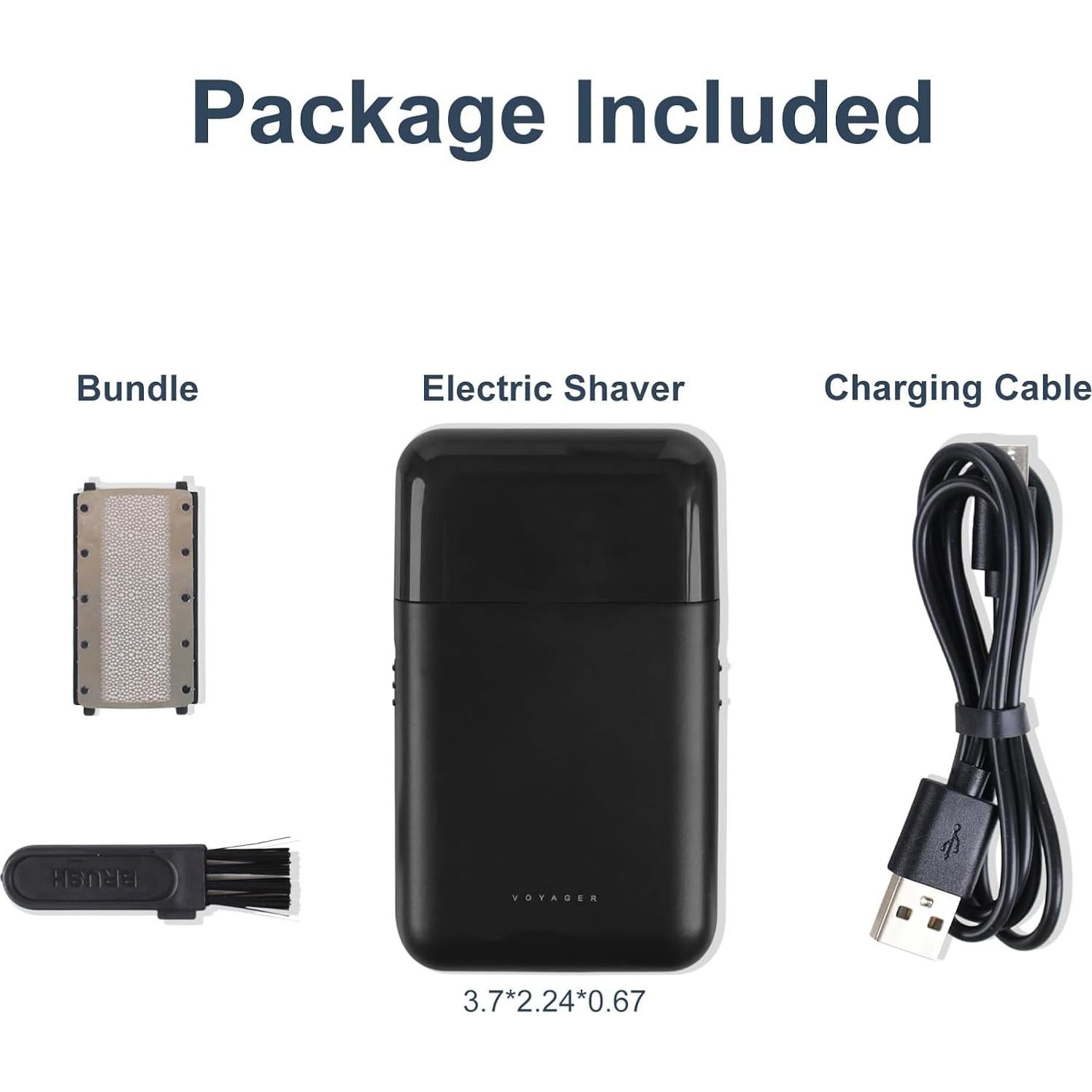 Afeitadora eléctrica Beardo MKD013 portátil recargable USB-C