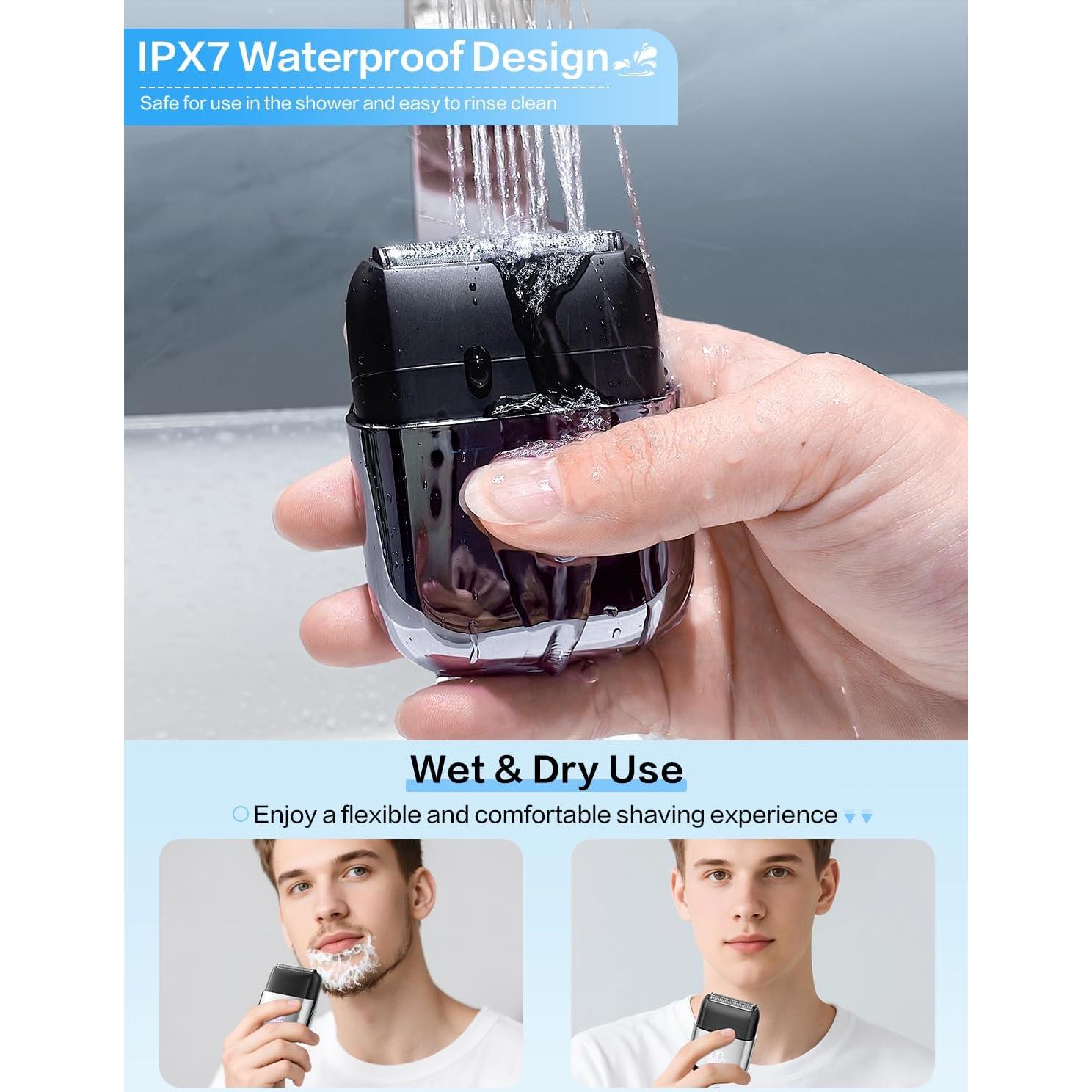 Afeitadora eléctrica impermeable Fleaks Funly 9012MNTXD001