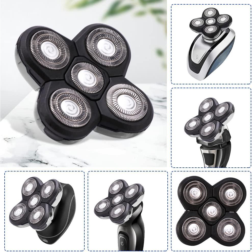 Cabezas de Afeitar Tookie 5 Cuchillas Reemplazo 4D