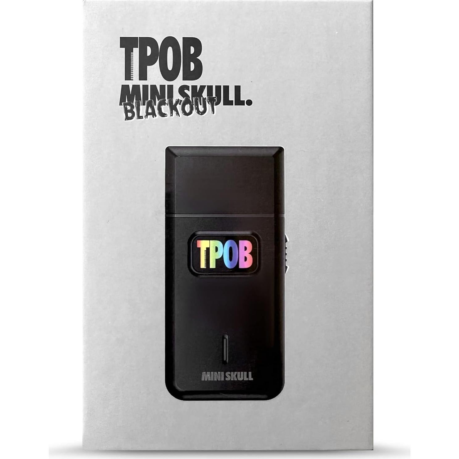 Afeitadora Mini Skull TPOB Compacta 9000 RPM Negra