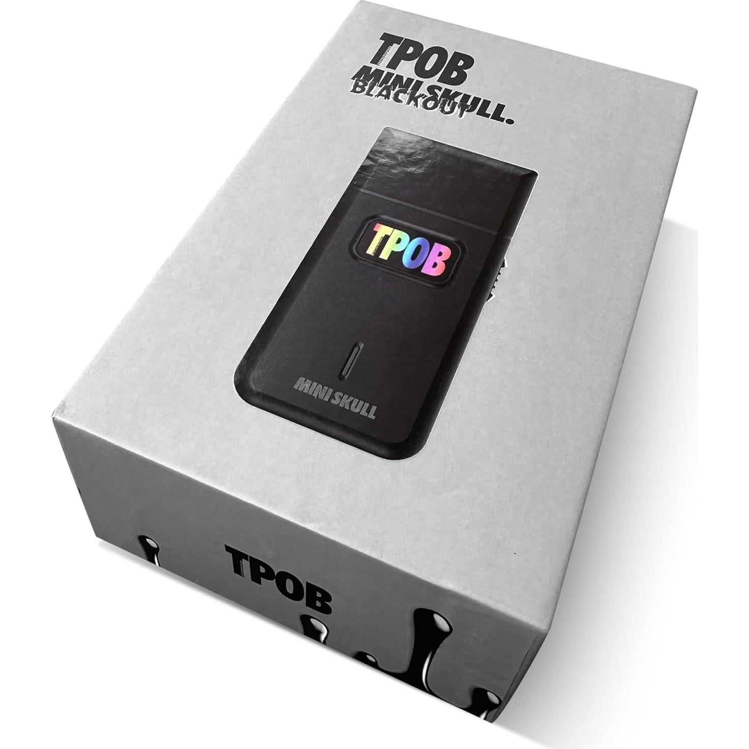 Afeitadora Mini Skull TPOB Compacta 9000 RPM Negra