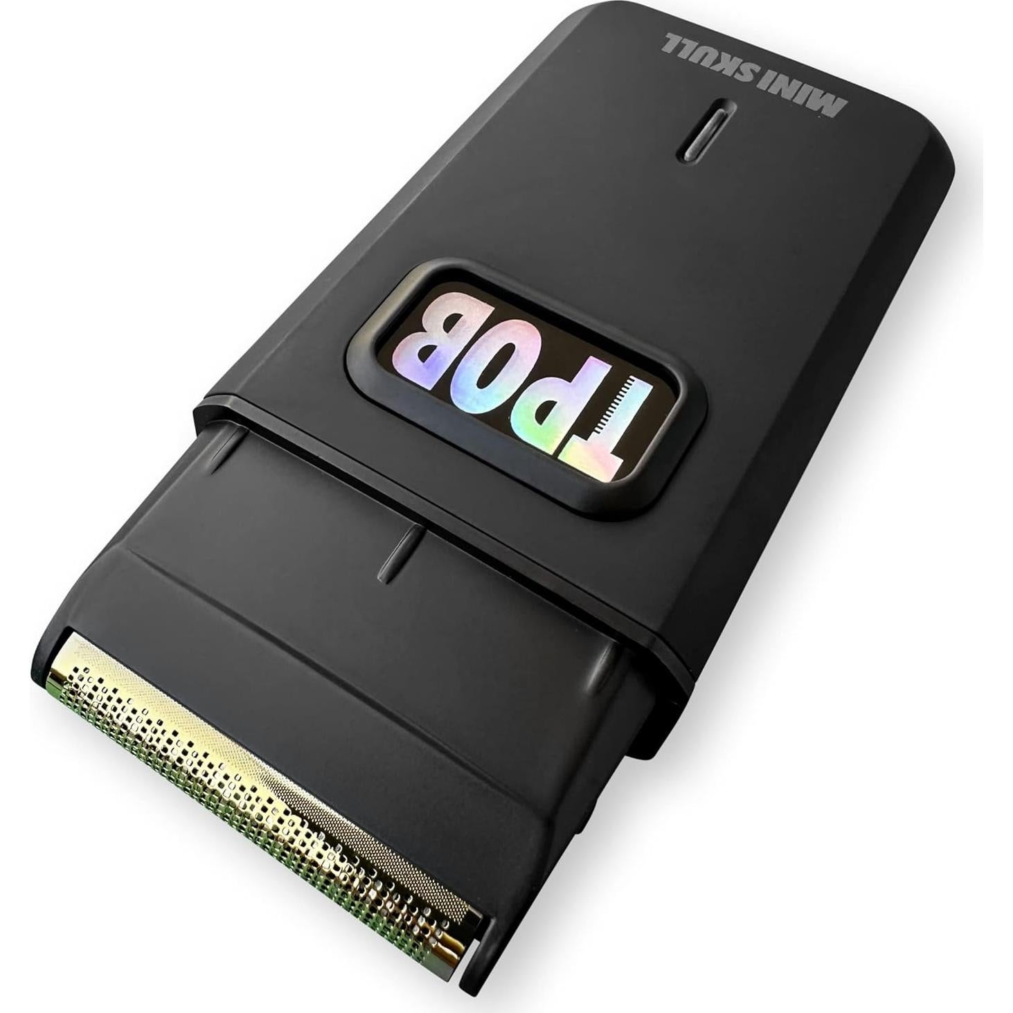 Afeitadora Mini Skull TPOB Compacta 9000 RPM Negra