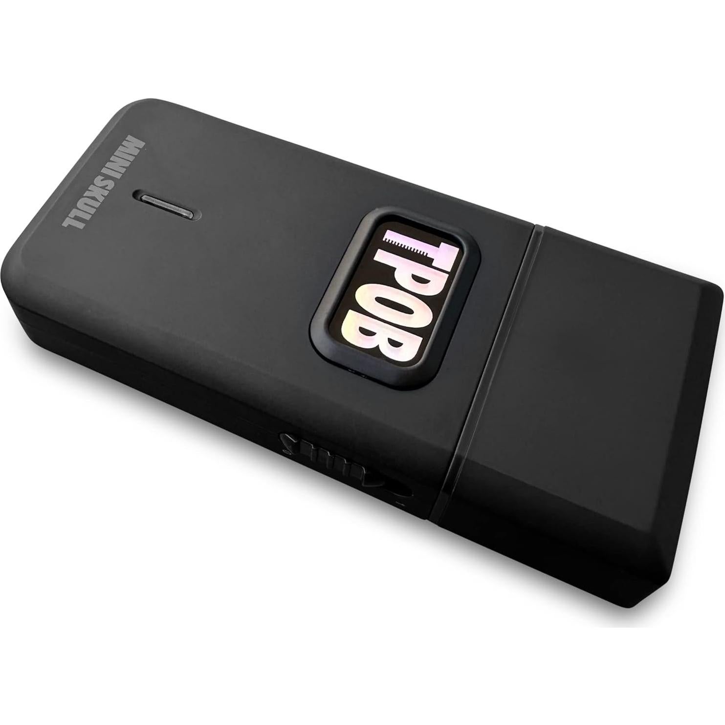 Afeitadora Mini Skull TPOB Compacta 9000 RPM Negra