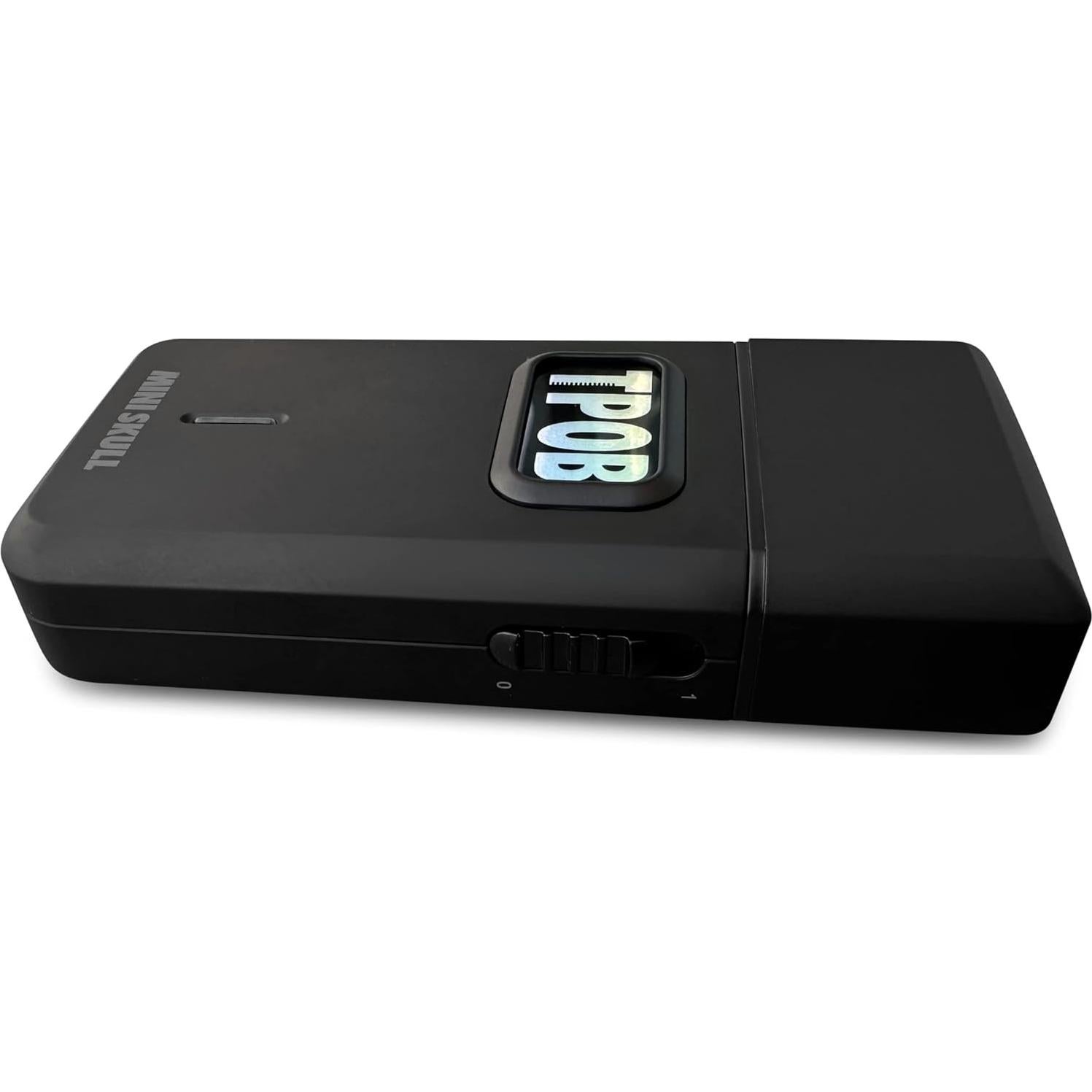 Afeitadora Mini Skull TPOB Compacta 9000 RPM Negra