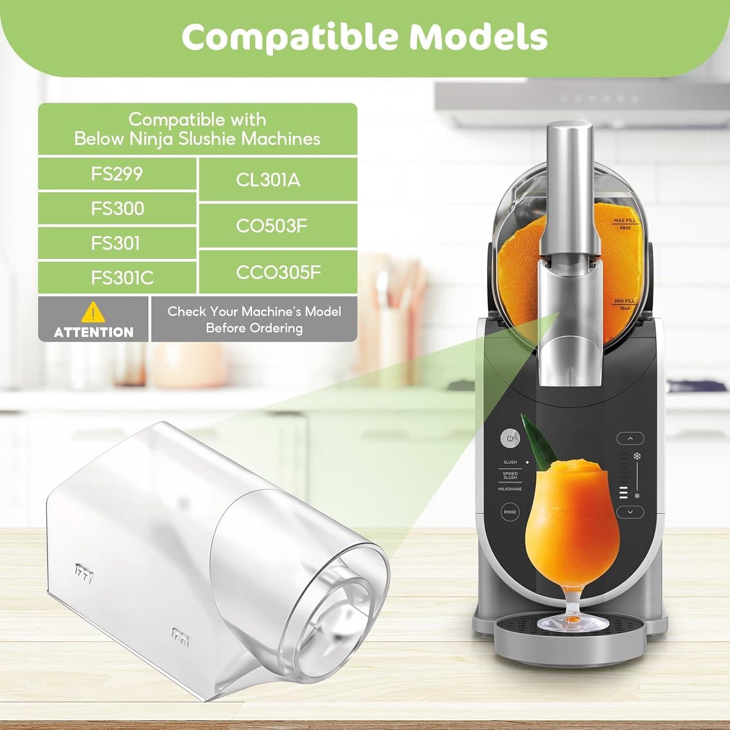 Cubierta de boquilla de escoria Ninja SLUSHi FS301 - Reemplazo 28g