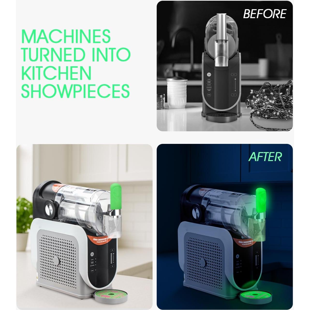 Cubierta y Inserto para Ninja Slushi Tiga - Verde Brillante