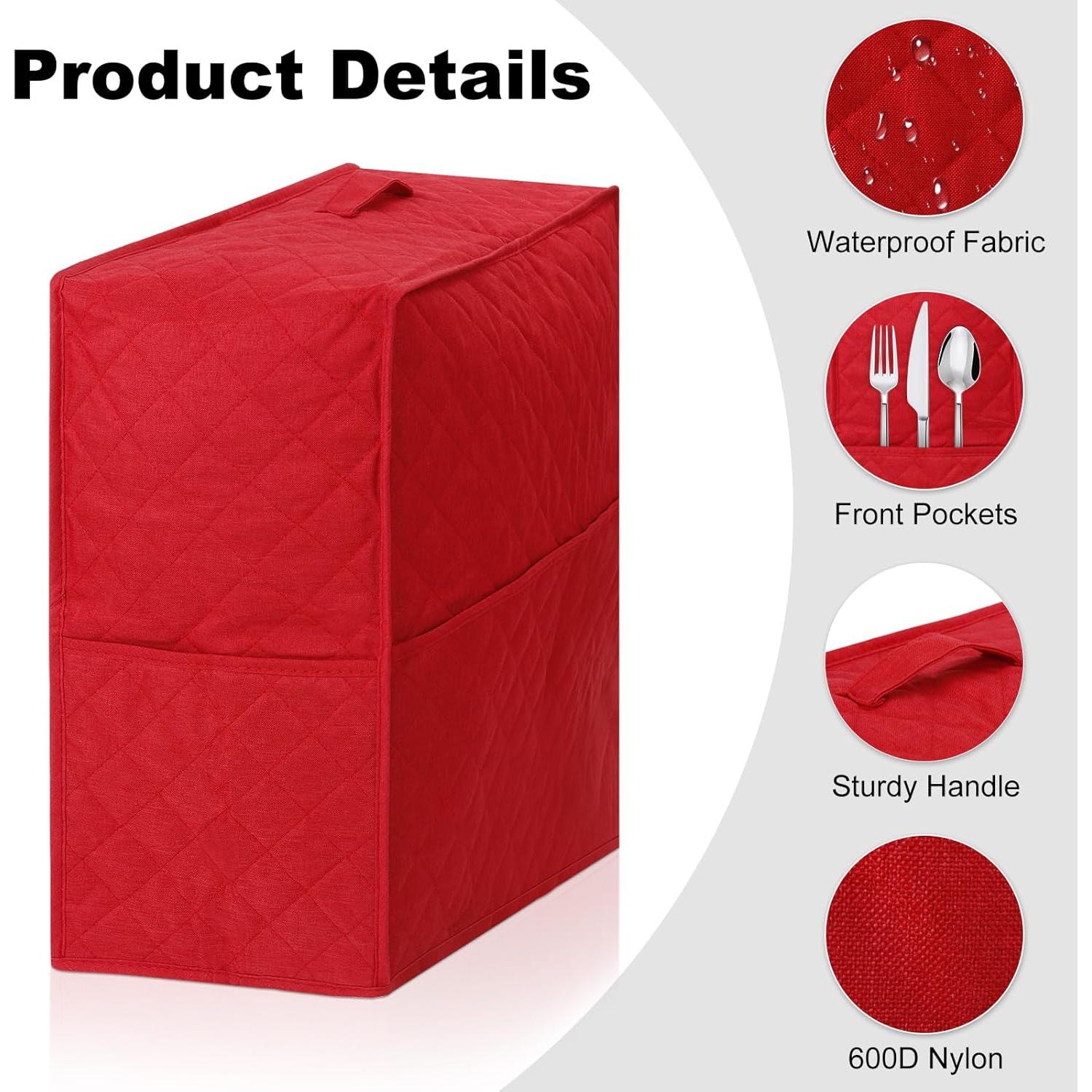 Cubierta para máquina de slushie Ninja 600D impermeable roja