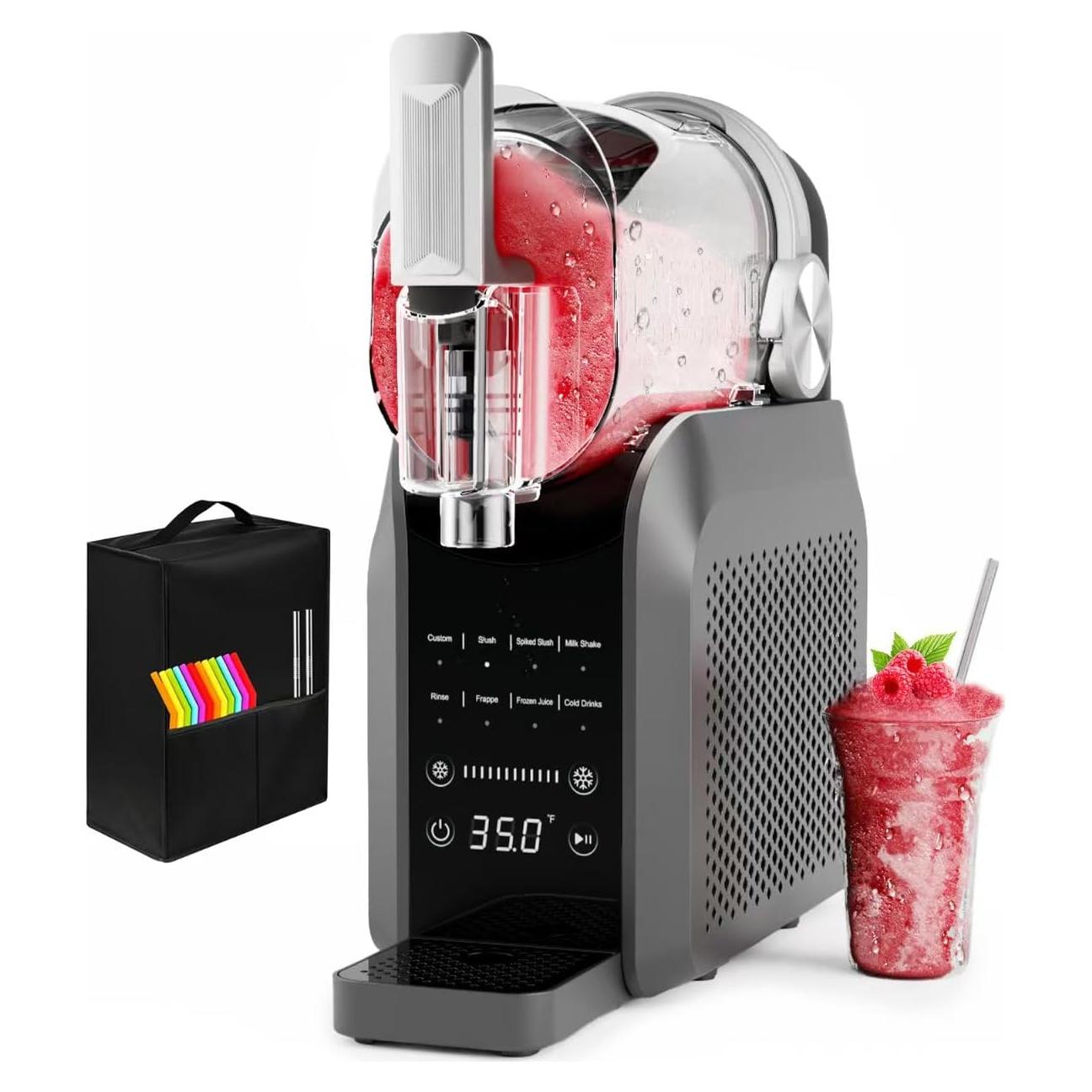 Máquina de Slushie Wongic 88 oz Automática con Enfriamiento Rápido