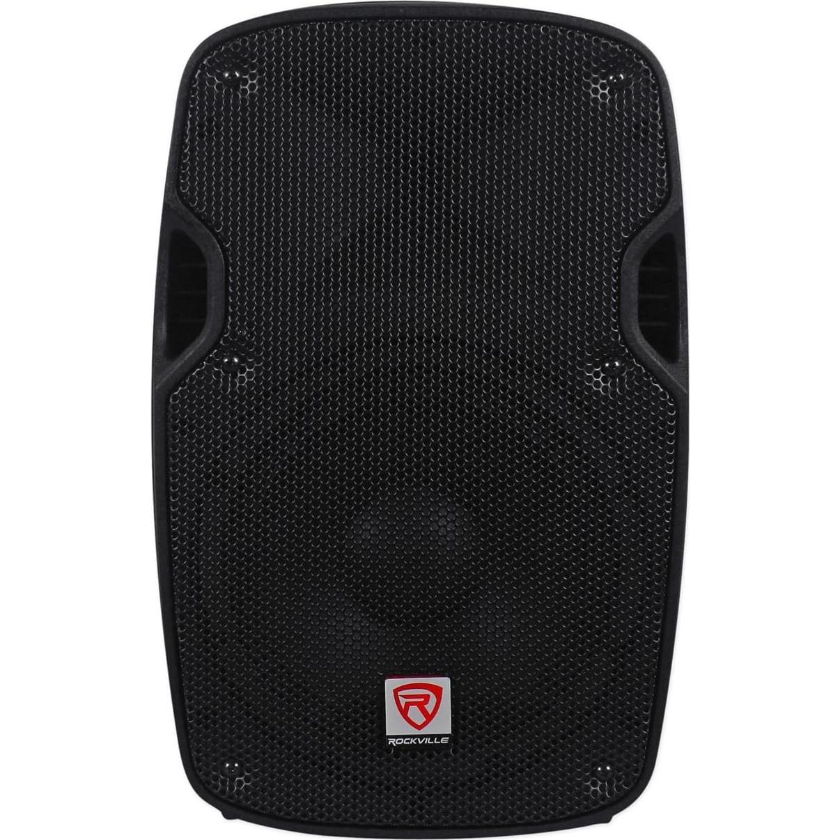 Amplificador de tubo Rockville BluTube LED + 2 Altavoces 20cm
