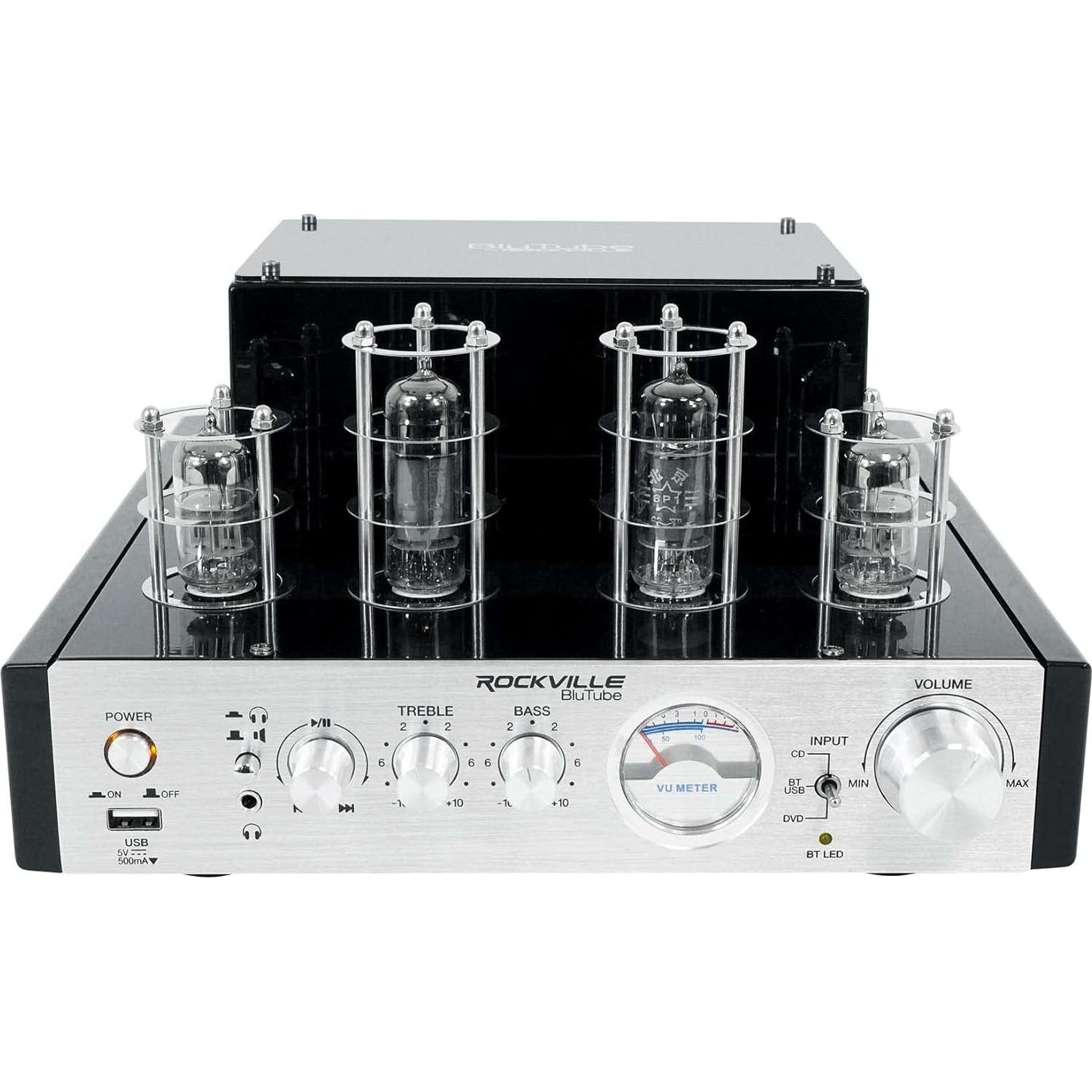 Amplificador de Válvulas Rockville BluTube + 2 Altavoces SPG84 8"