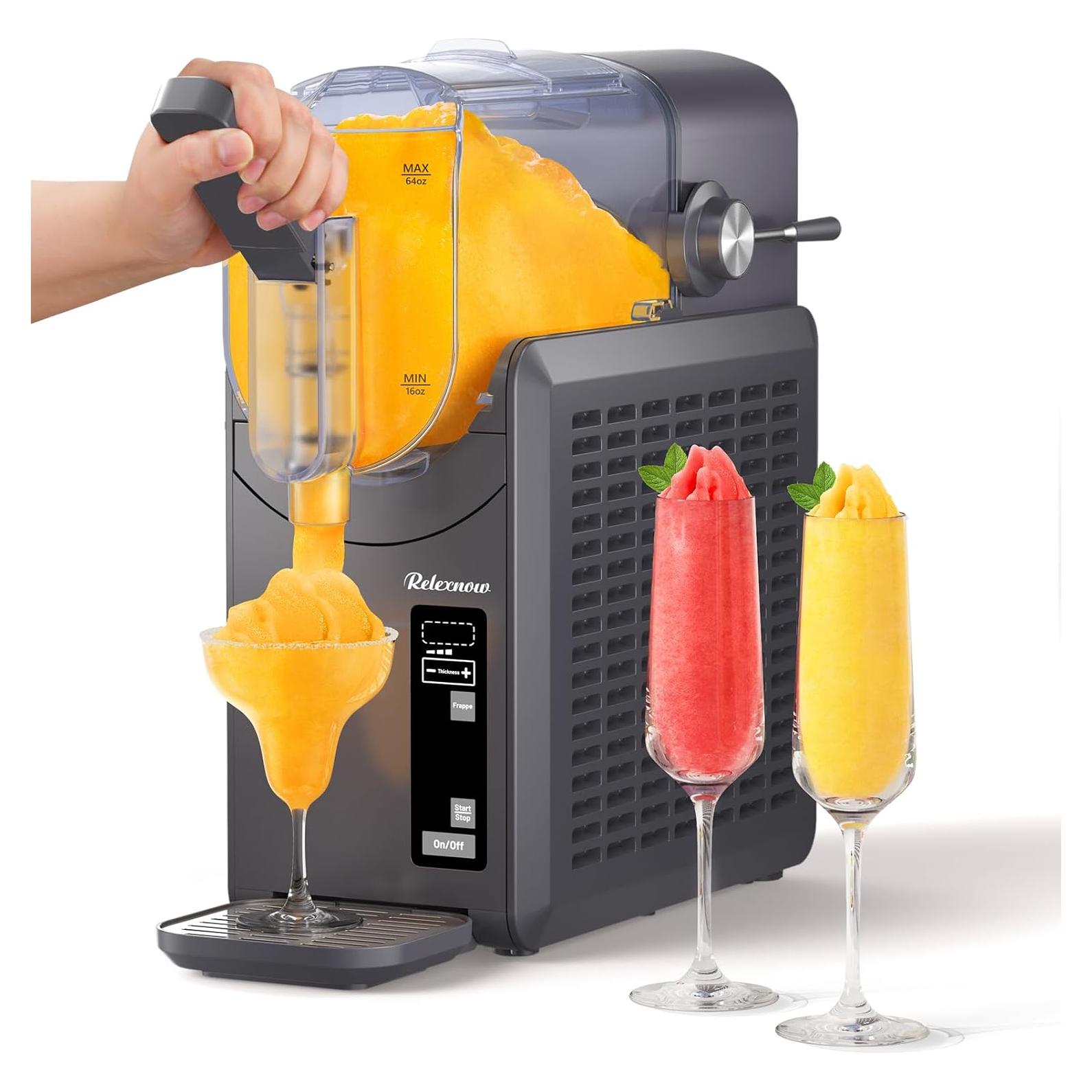 Máquina de Slushie RELEXNOW 88 oz con autolimpieza y 6 programas