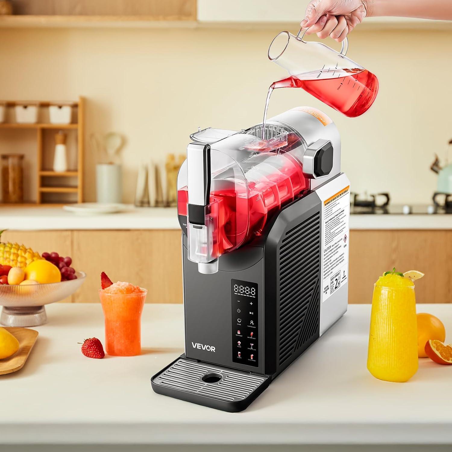Máquina de Slushie VEVOR 2L con 6 Programas y Autolimpieza