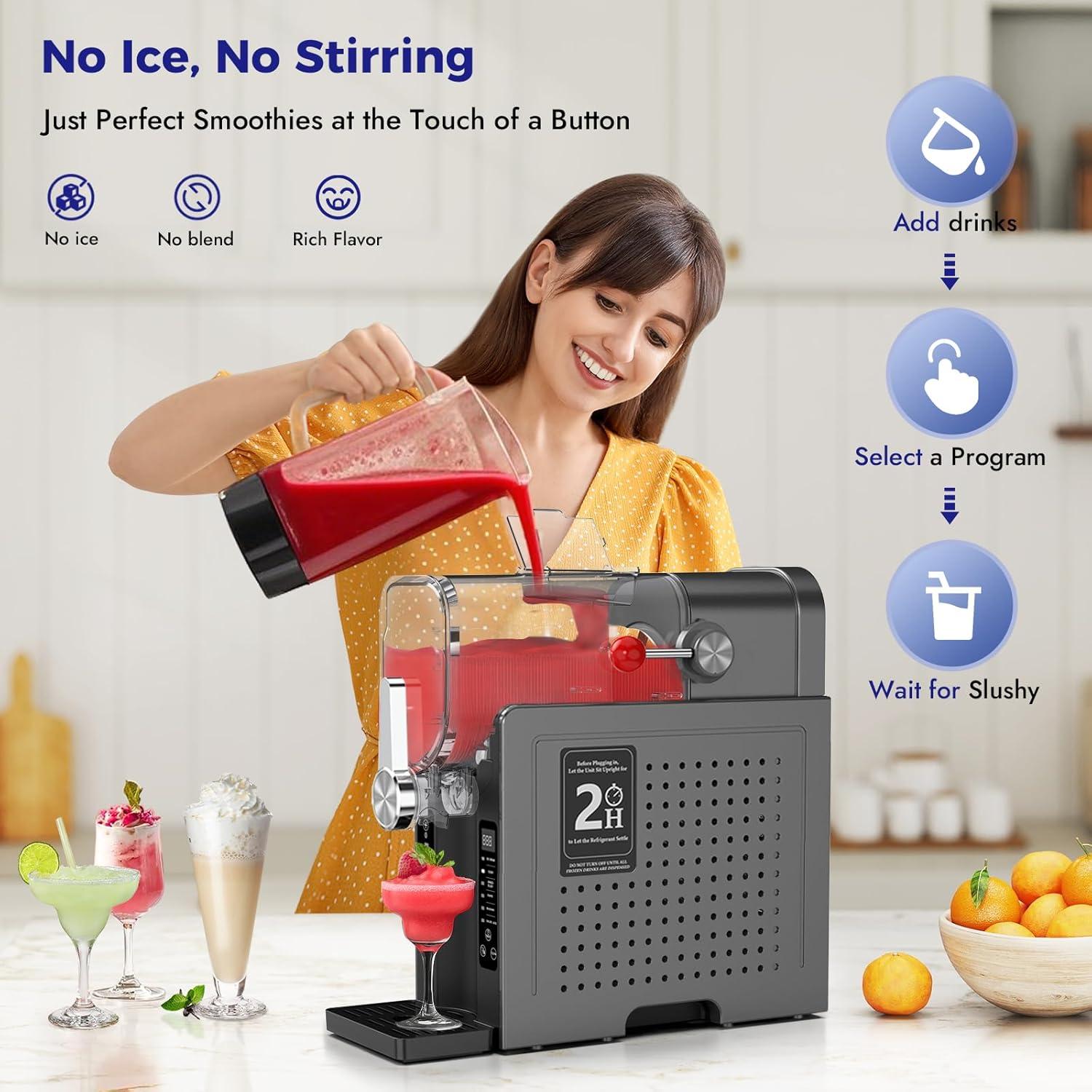 Máquina de Slushie OYLUS SBL-2408B 70 oz Autolimpiante