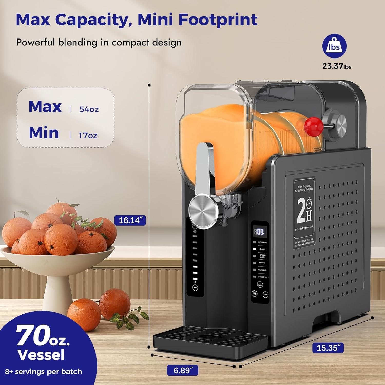 Máquina de Slushie OYLUS SBL-2408B 70 oz Autolimpiante