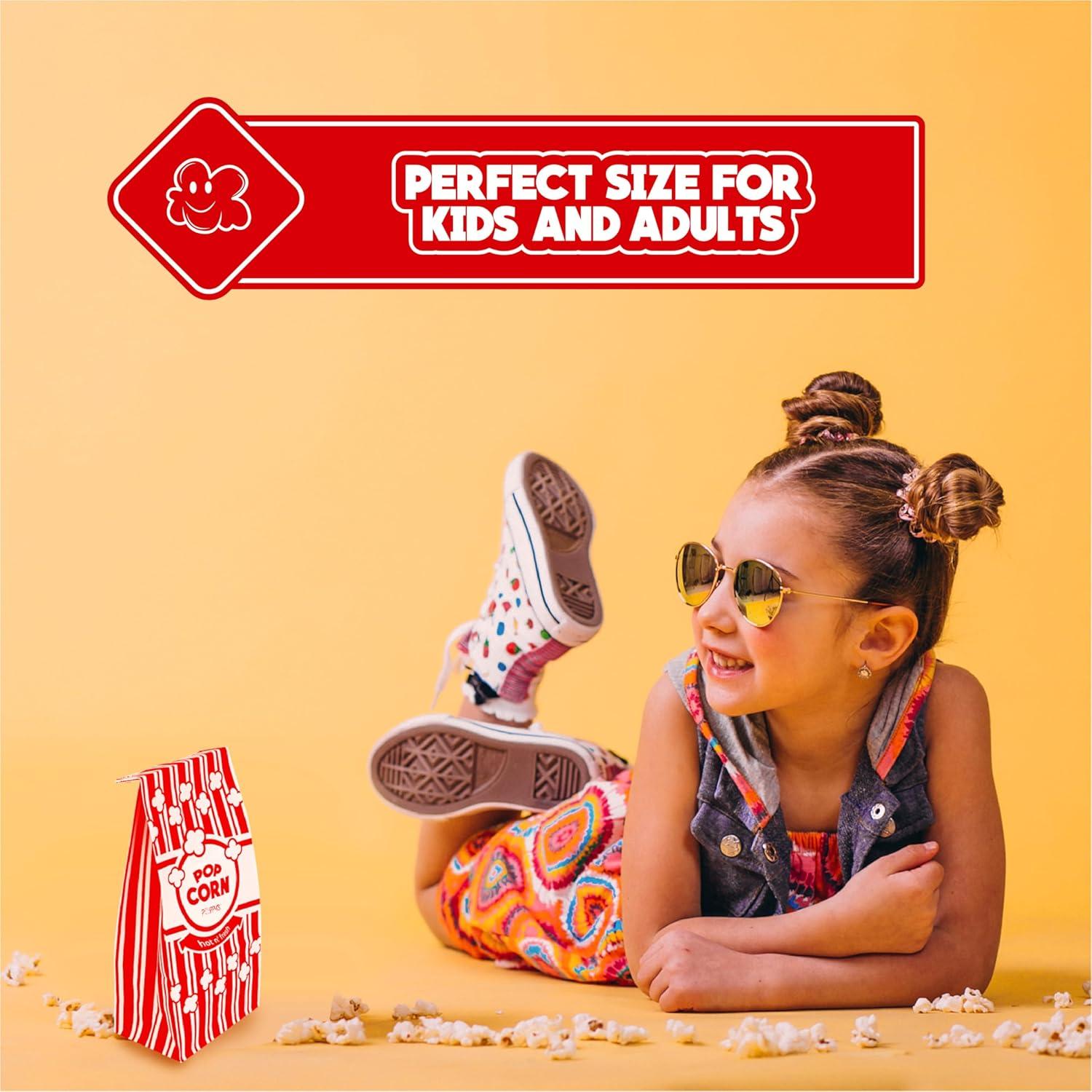 Bolsas de Papel para Palomitas Poppy 2 oz - Paquete de 50