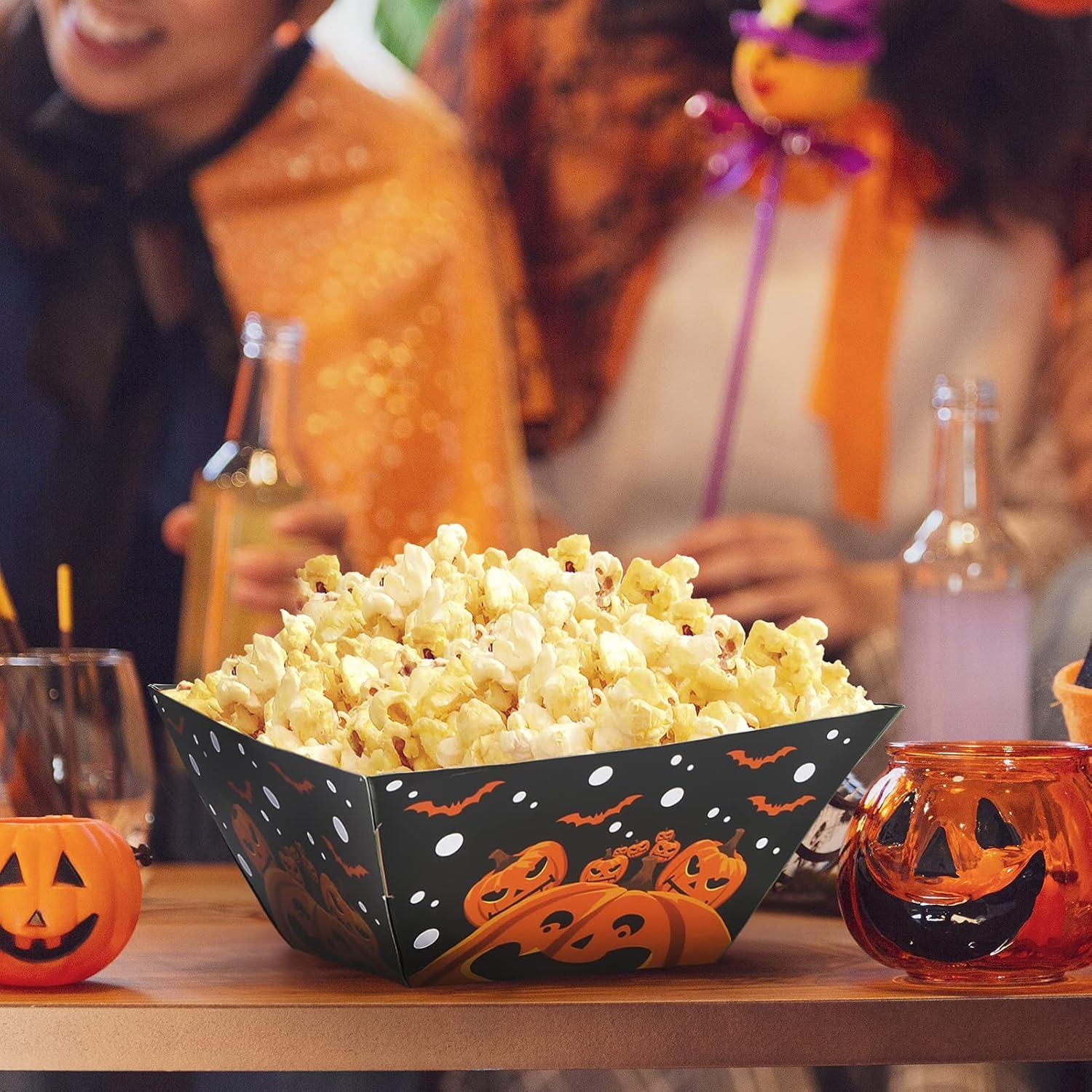 Cajas de Palomitas de Maíz Halloween 12 Piezas 18.5x9.9cm