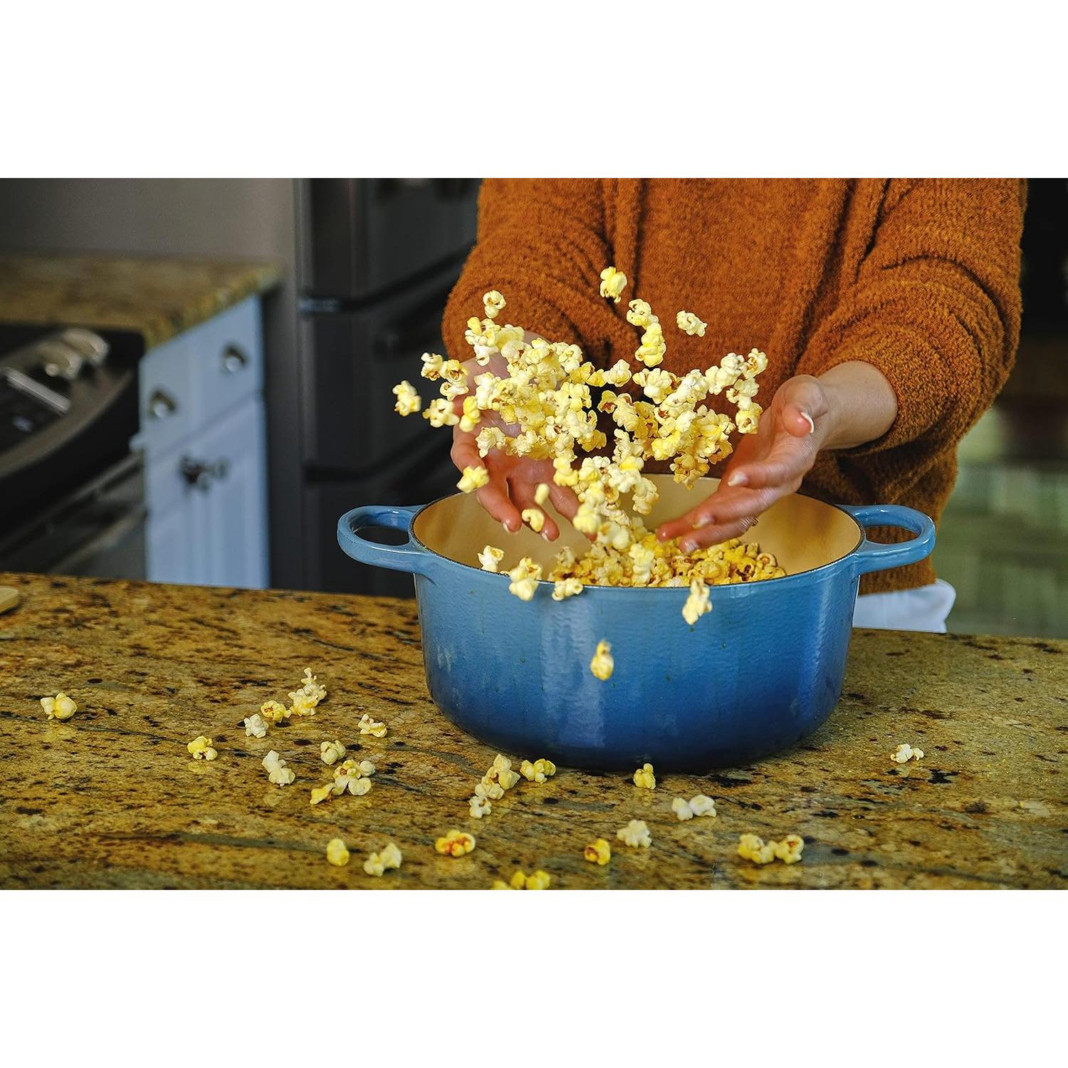 Palomitas de maíz blancas Amish con aceite y sal - 24 paquetes
