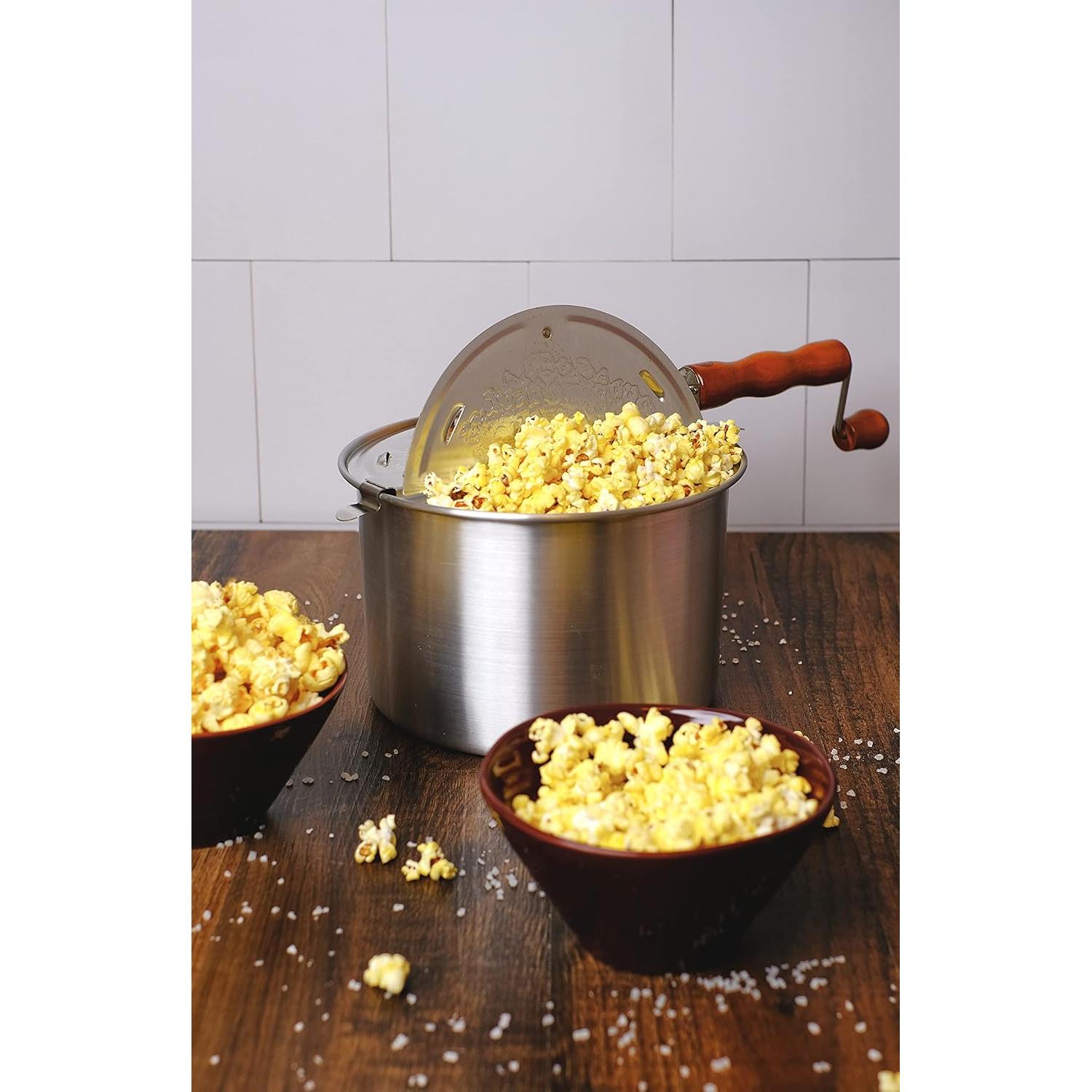 Palomitas de maíz blancas Amish con aceite y sal - 24 paquetes