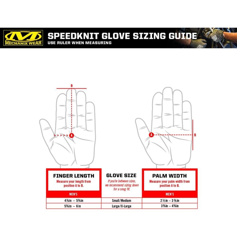 Guantes de Trabajo Mechanix Wear SpeedKnit - Alta Destreza