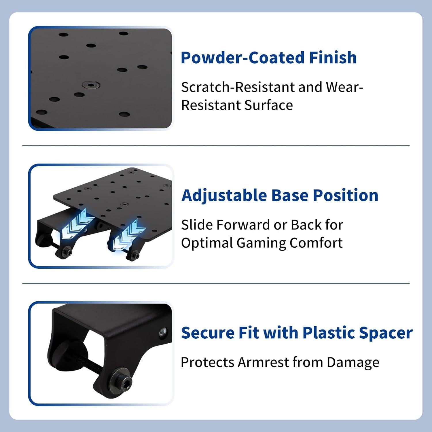 Soporte de Cambio y Freno de Mano NYVKBRR - Ajustable para Simuladores