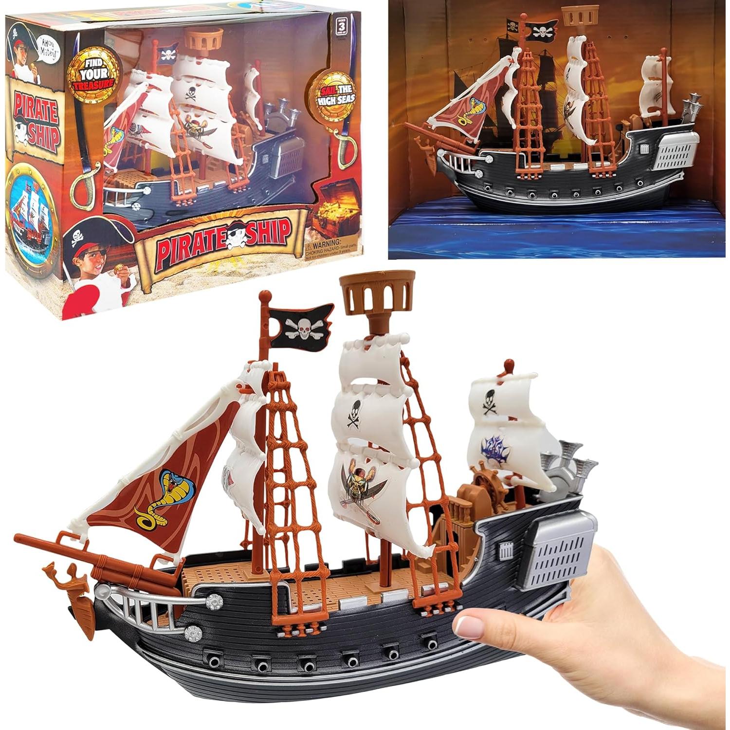 Barco Pirata 25.4 cm The Dreidel Company Juguete Infantil