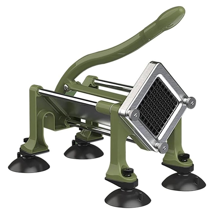 Cortadora de Papas Fritas KSIFJRTO Acero Inoxidable 3/8 y 1/4