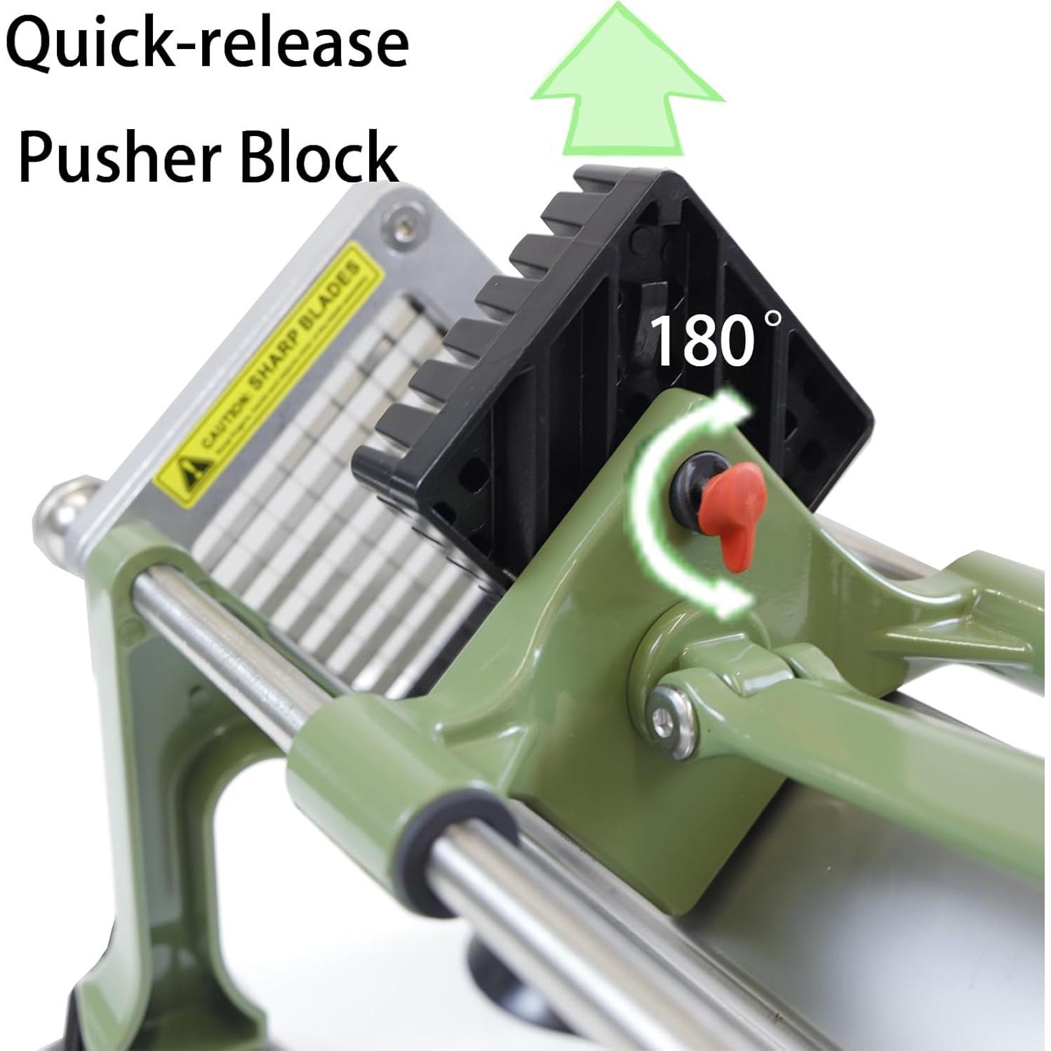 Cortadora de Papas Fritas KSIFJRTO Acero Inoxidable 3/8 y 1/4