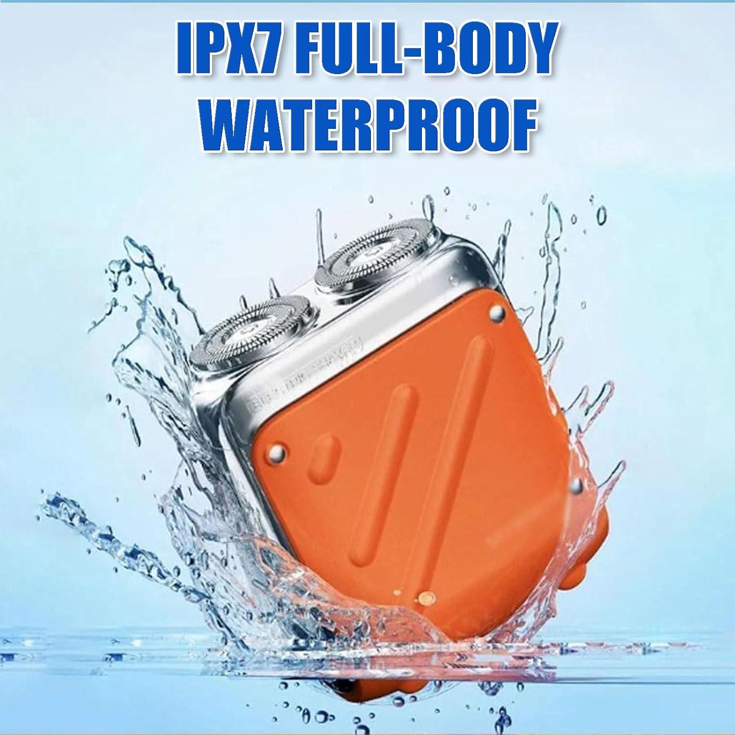 Afeitadora Eléctrica Mini Portátil R-12 USB Blanca