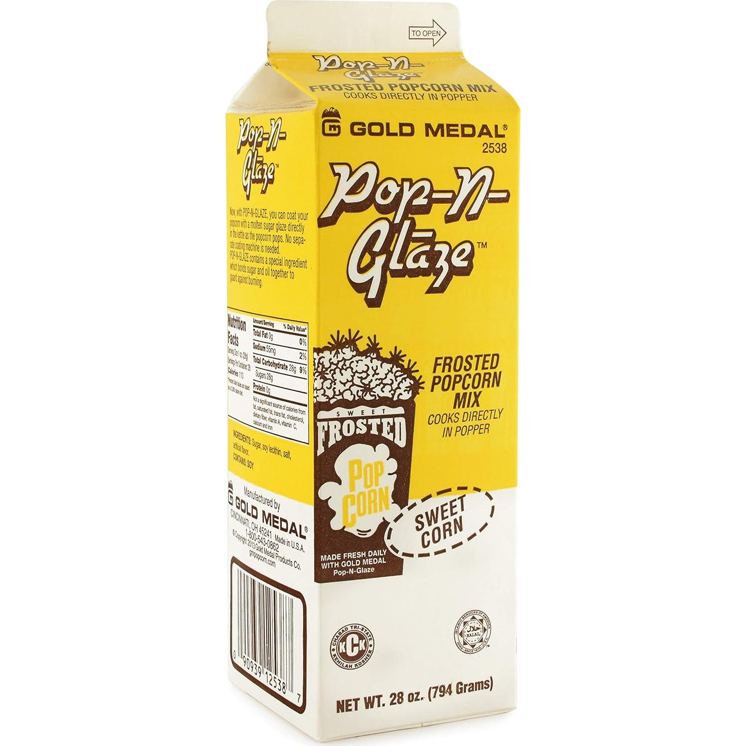 Glaseado de Maíz Dulce Gold Medal 794 g - Palomitas de Caramelo
