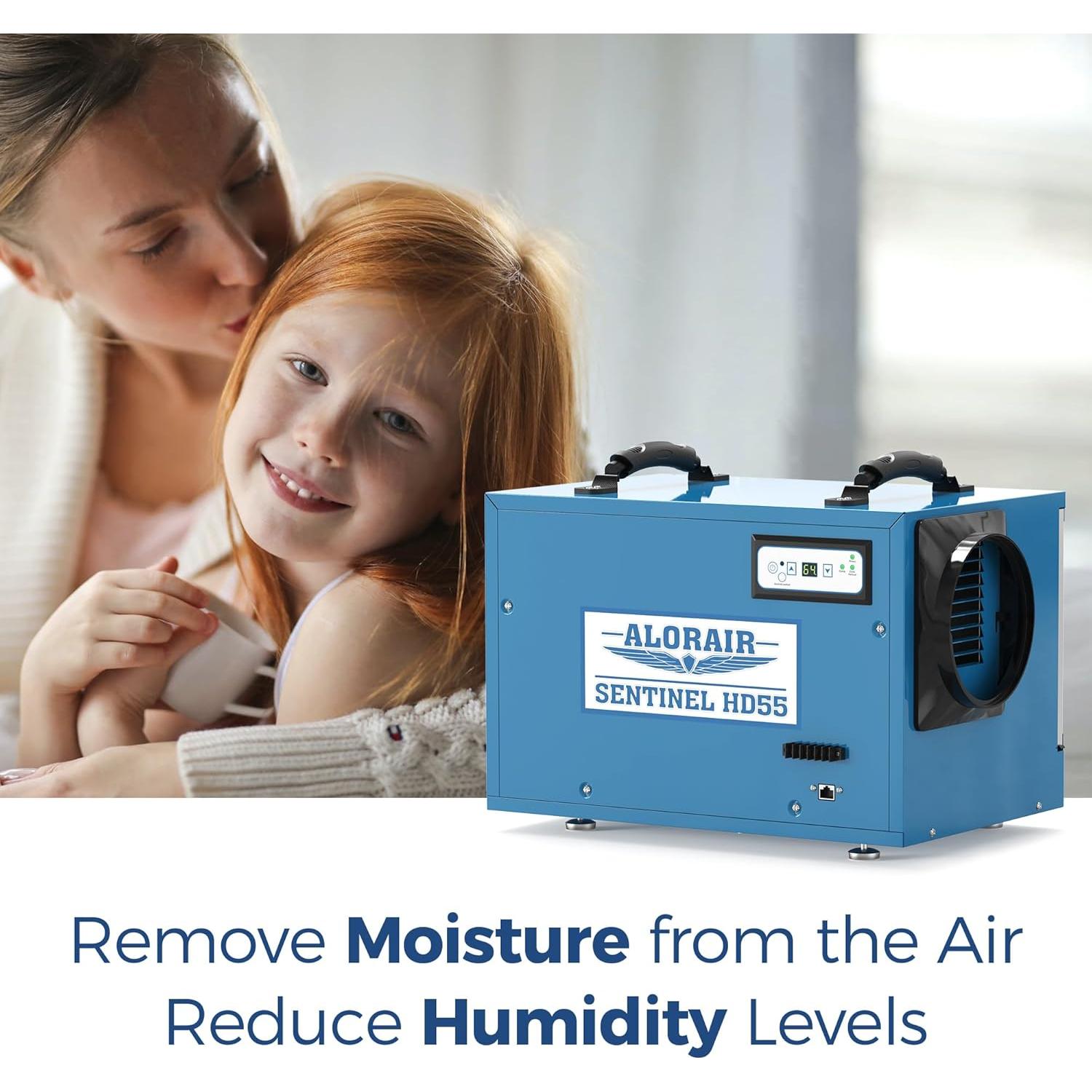 Deshumidificador Comercial AlorAir HD55 Azul 113 PPD 1200 m²