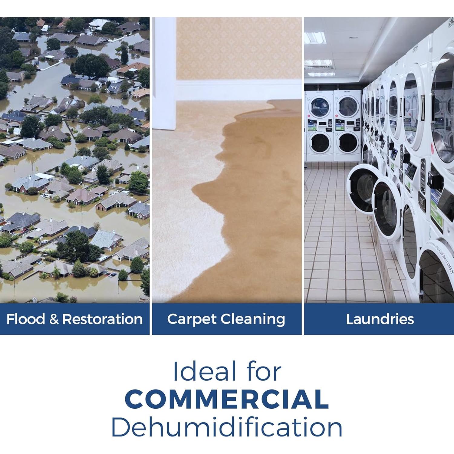 Deshumidificador Comercial AlorAir HD55 Azul 113 PPD 1200 m²