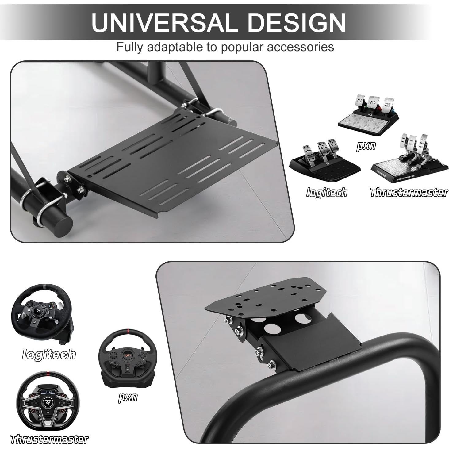 Cockpit de Simulador de Carreras HOTTOBY 50mm Ajustable PC PS4 Xbox