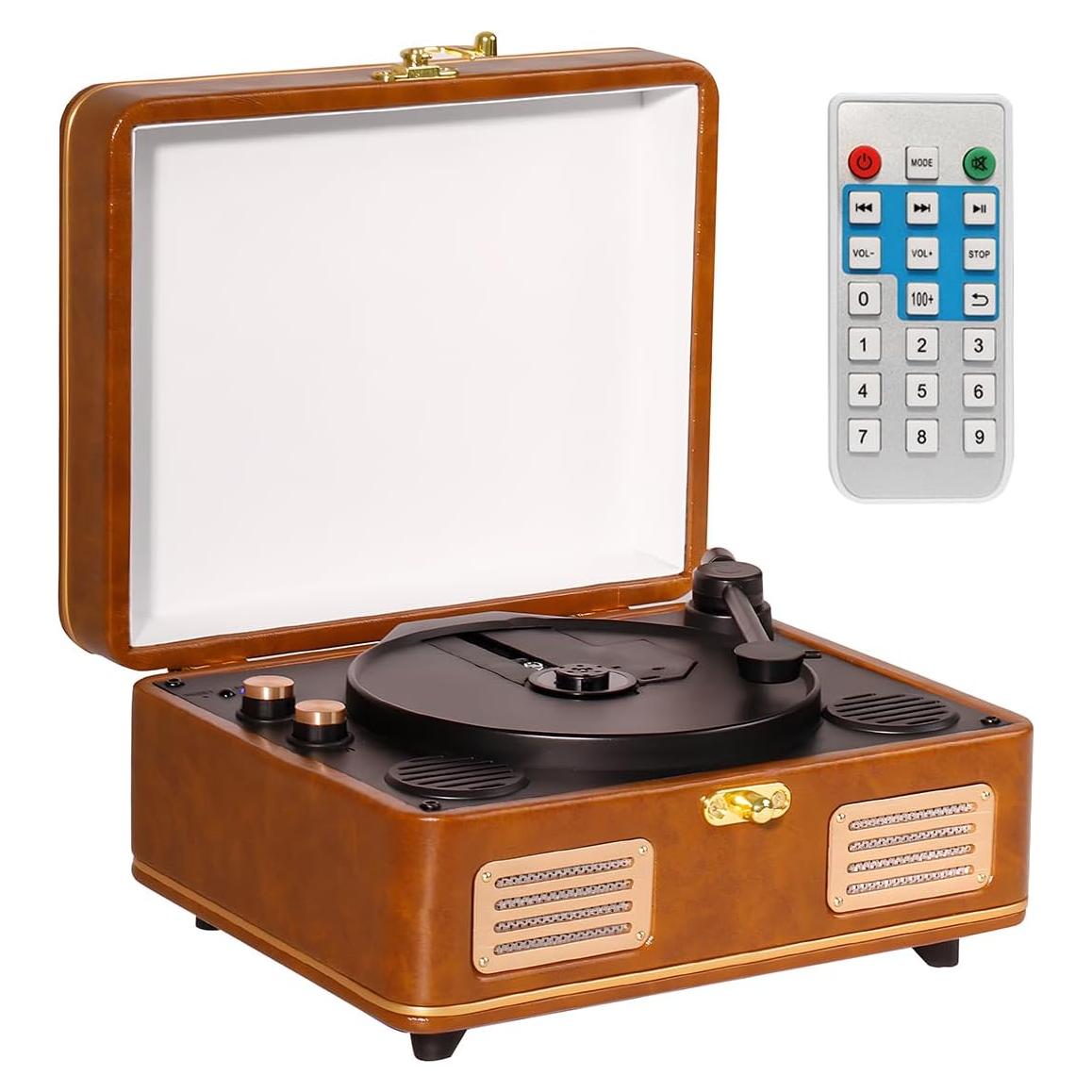 Reproductor de CD portátil MANAYO 1966 Bluetooth 20.32x15.21cm