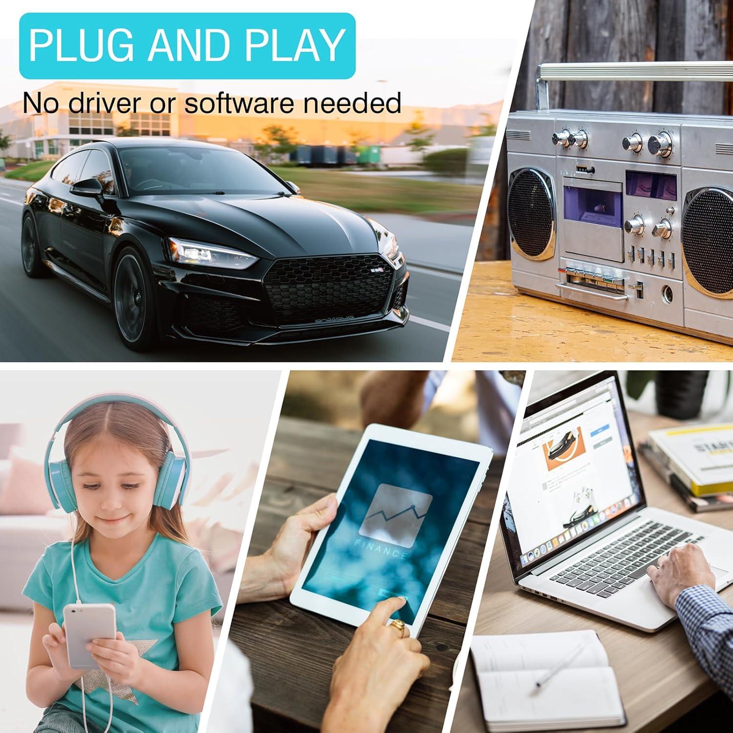 Receptor de Cassette Bluetooth Mersoco M102-03 Negro